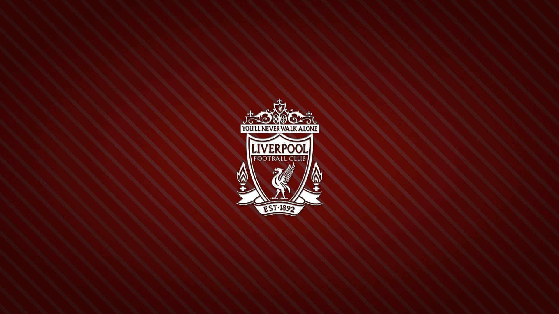 The Liverpool Logo On A Red Background Background