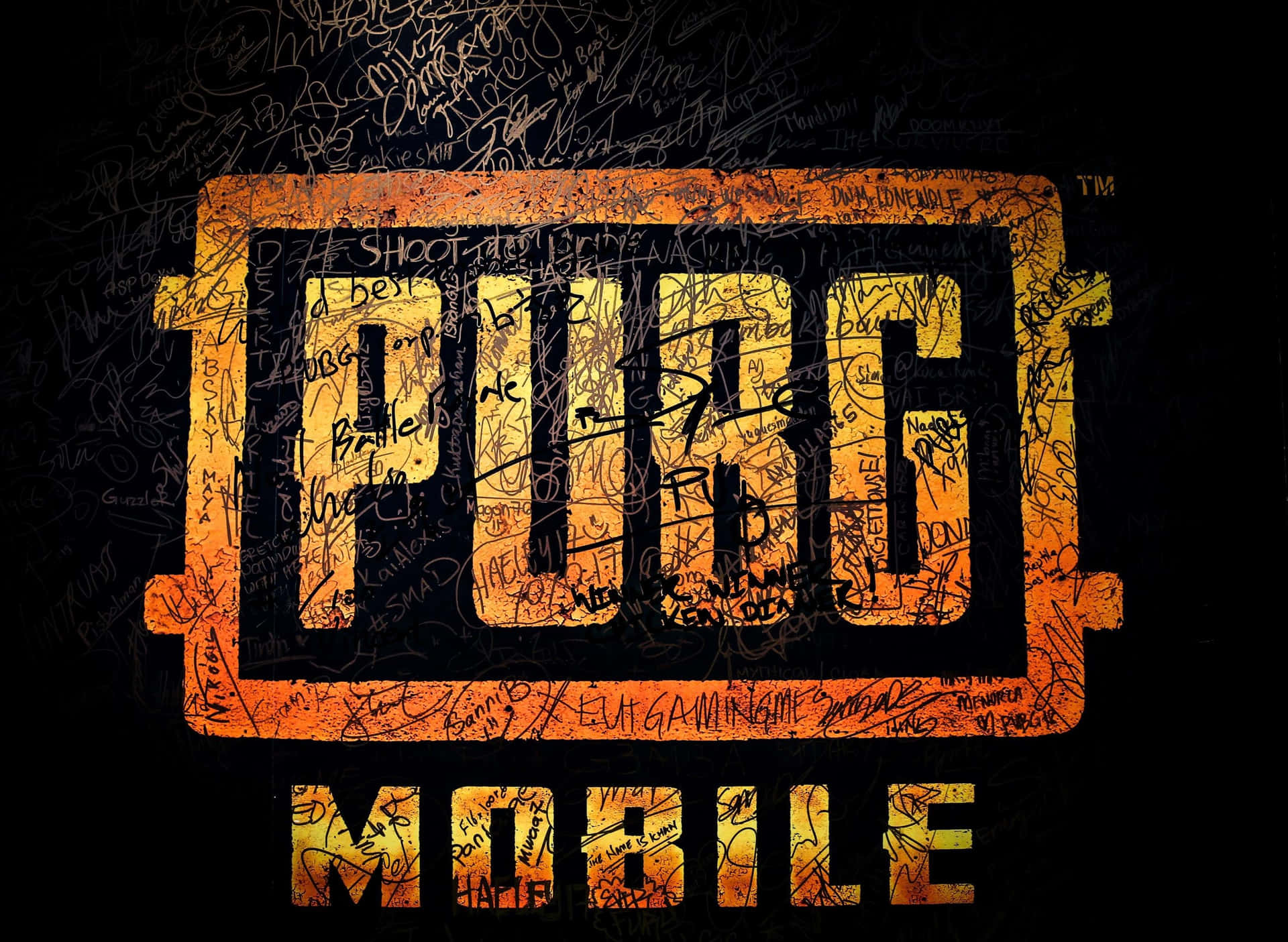 The Logo For Pubg Mobile Background