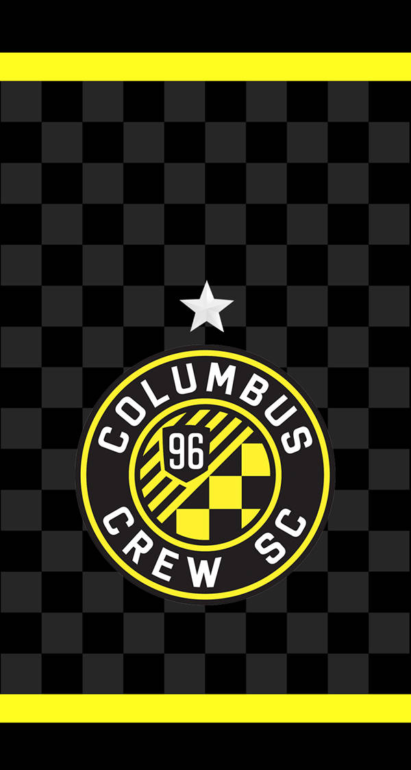 The Logo Of Columbus Crew With A Star Above Background