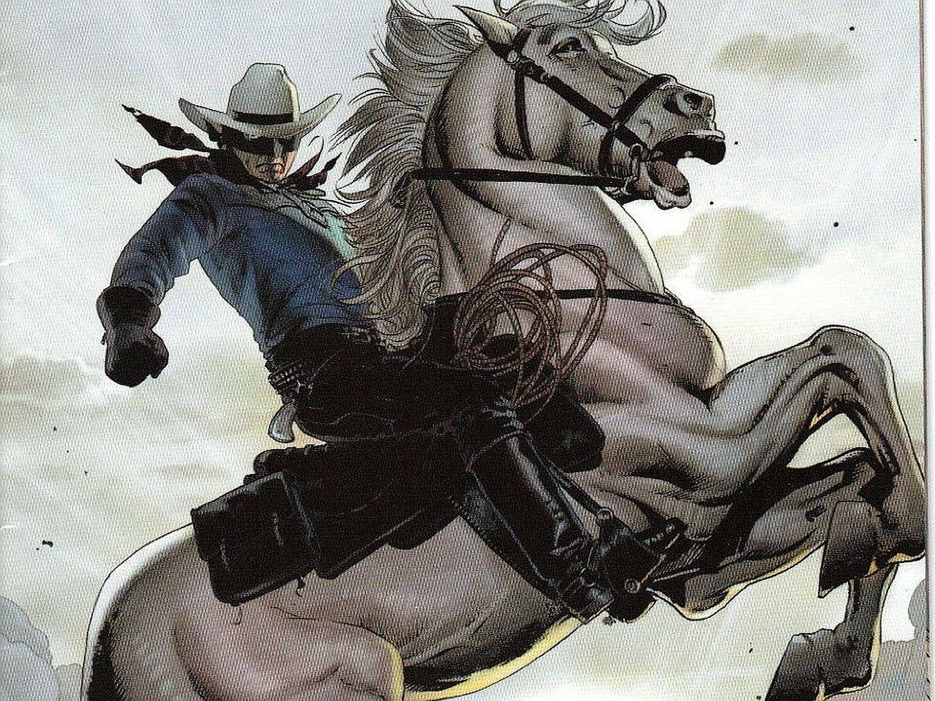 The Lone Ranger Illustration Background