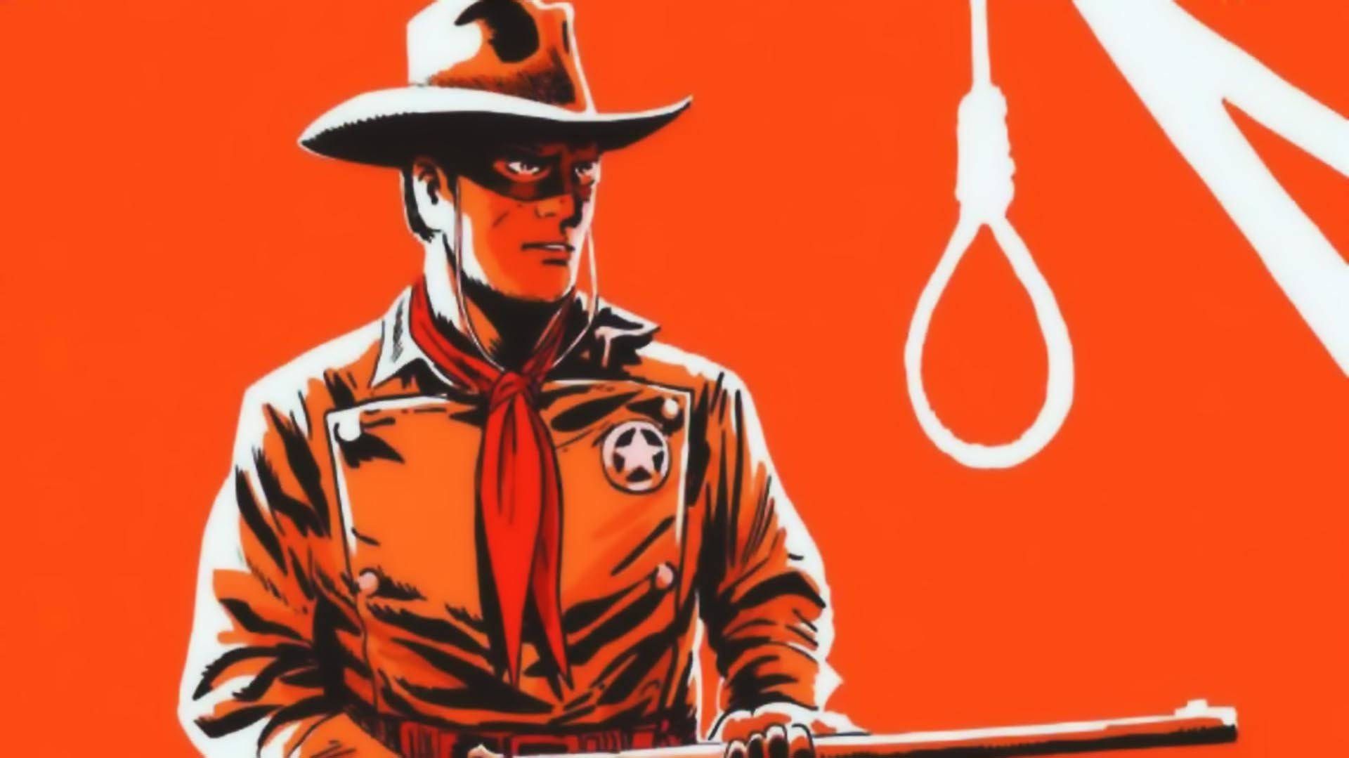 The Lone Ranger Orange Background