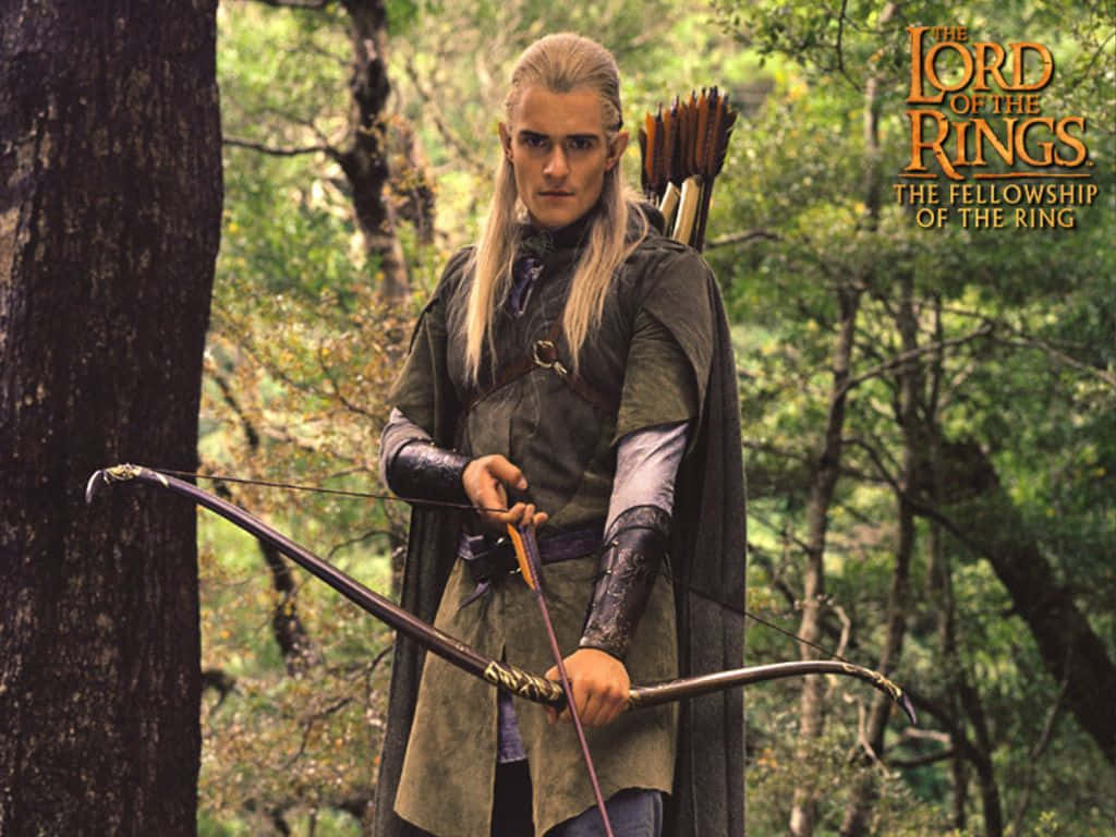 The Lord Of The Rings - A Young Man Holding A Bow Background