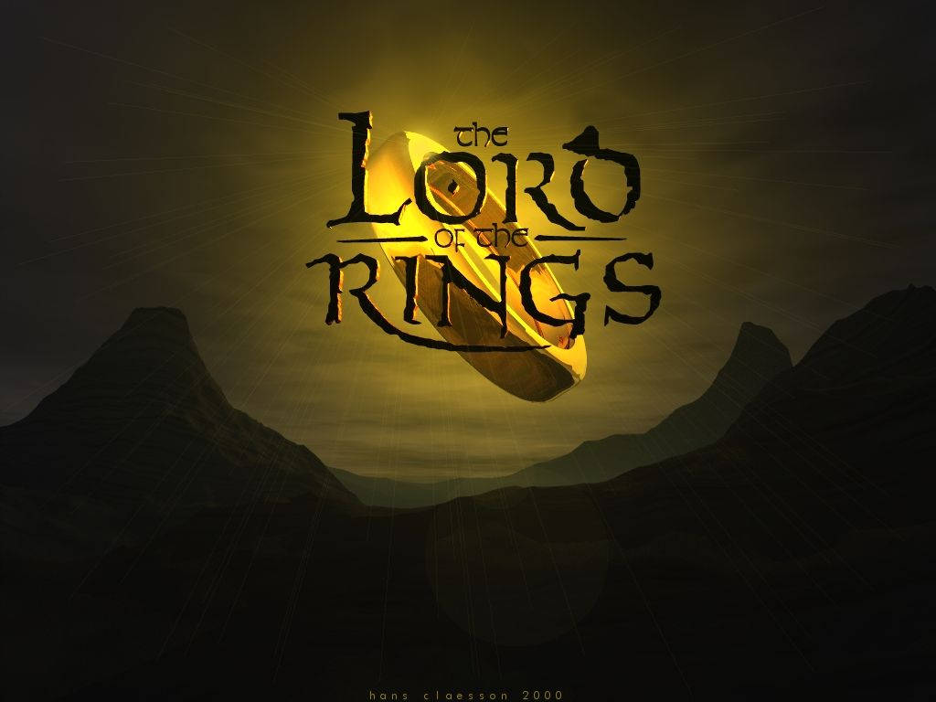 The Lord Of The Rings Lotr Golden Background