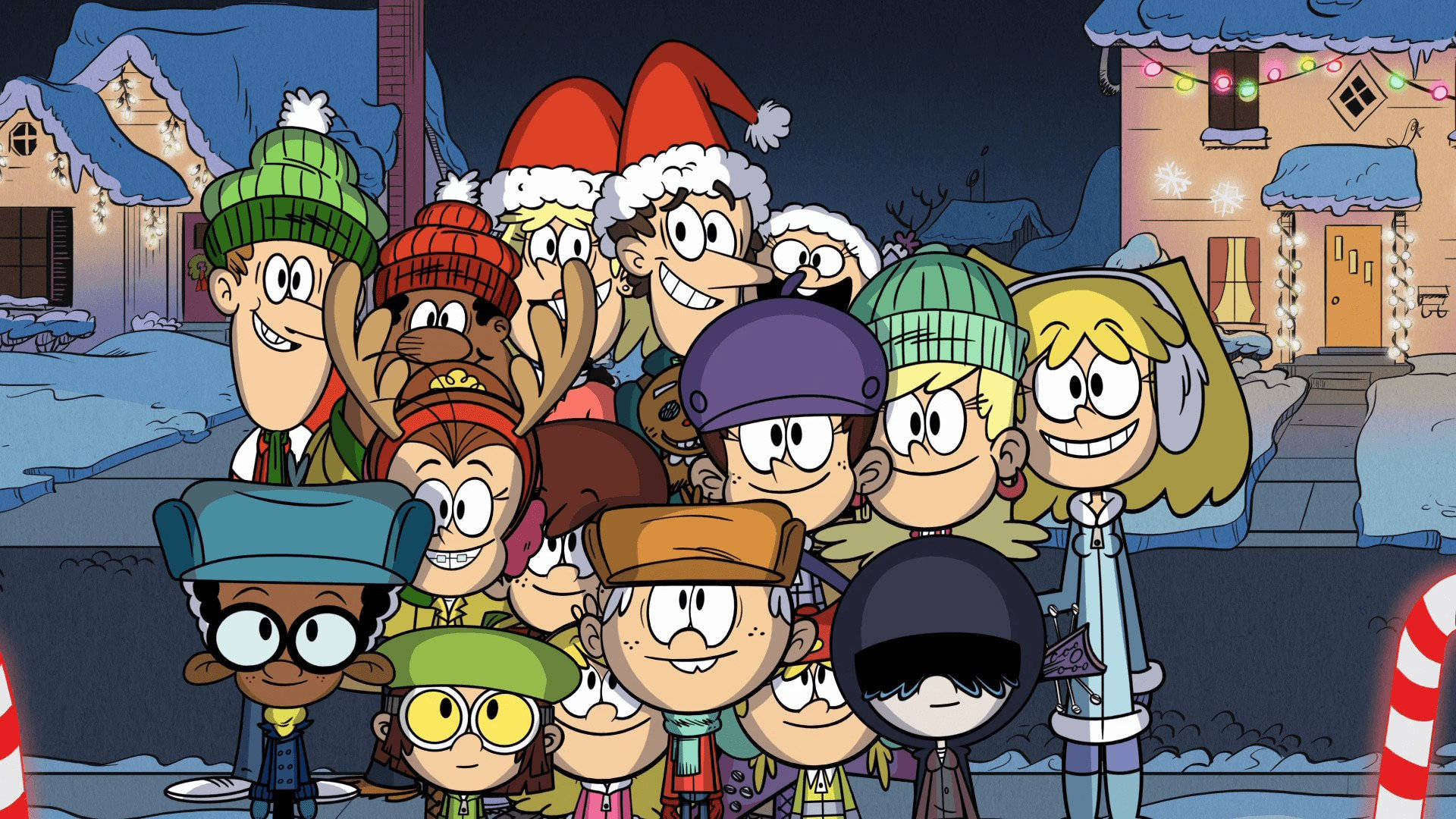 The Loud House Christmas Episode Background