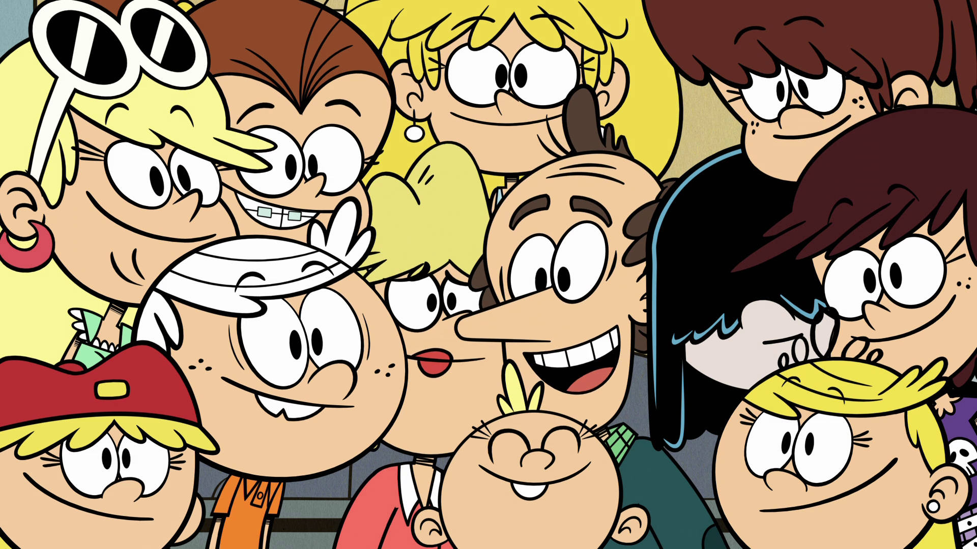The Loud House Compressed Family Portrait Background