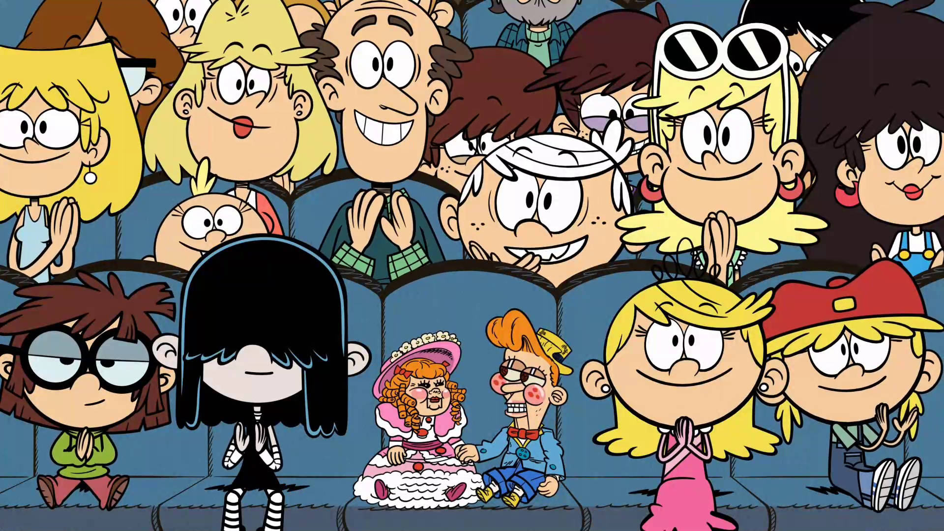 The Loud House Family At Cinema Background