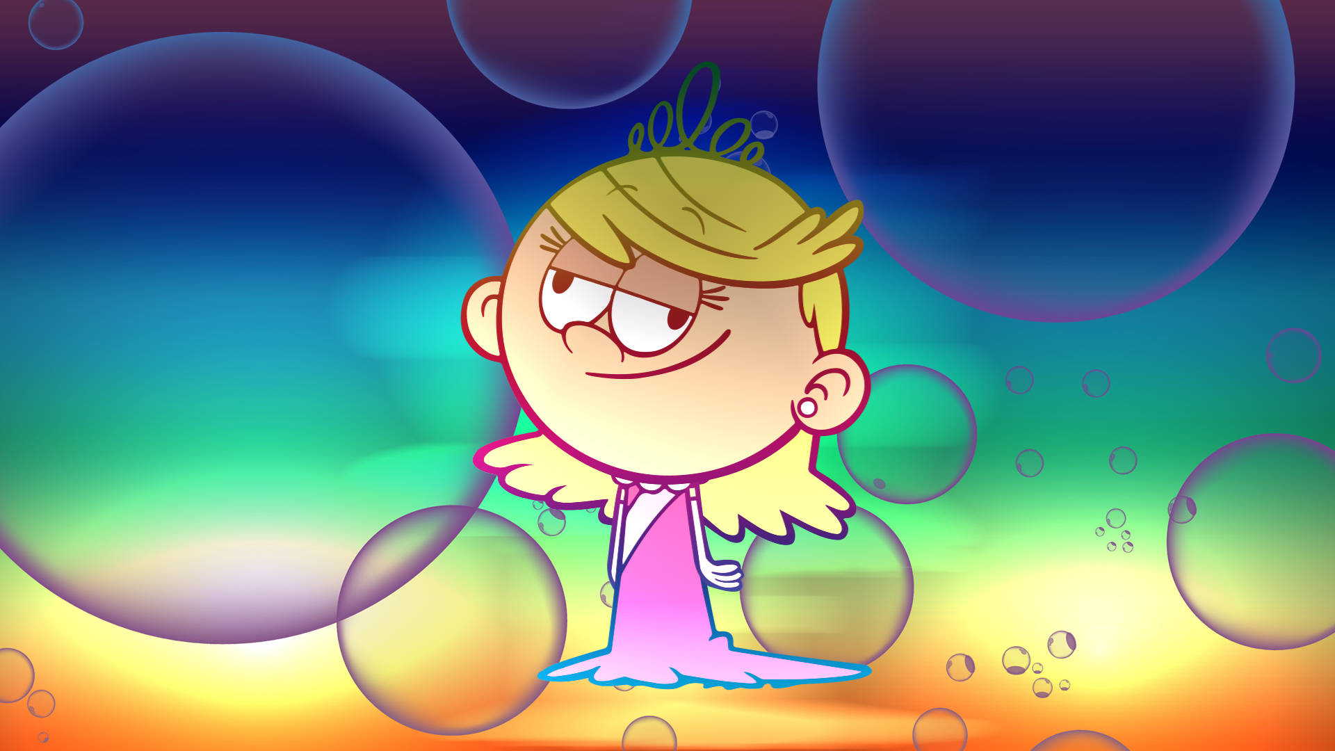 The Loud House Lola And Bubbles Background