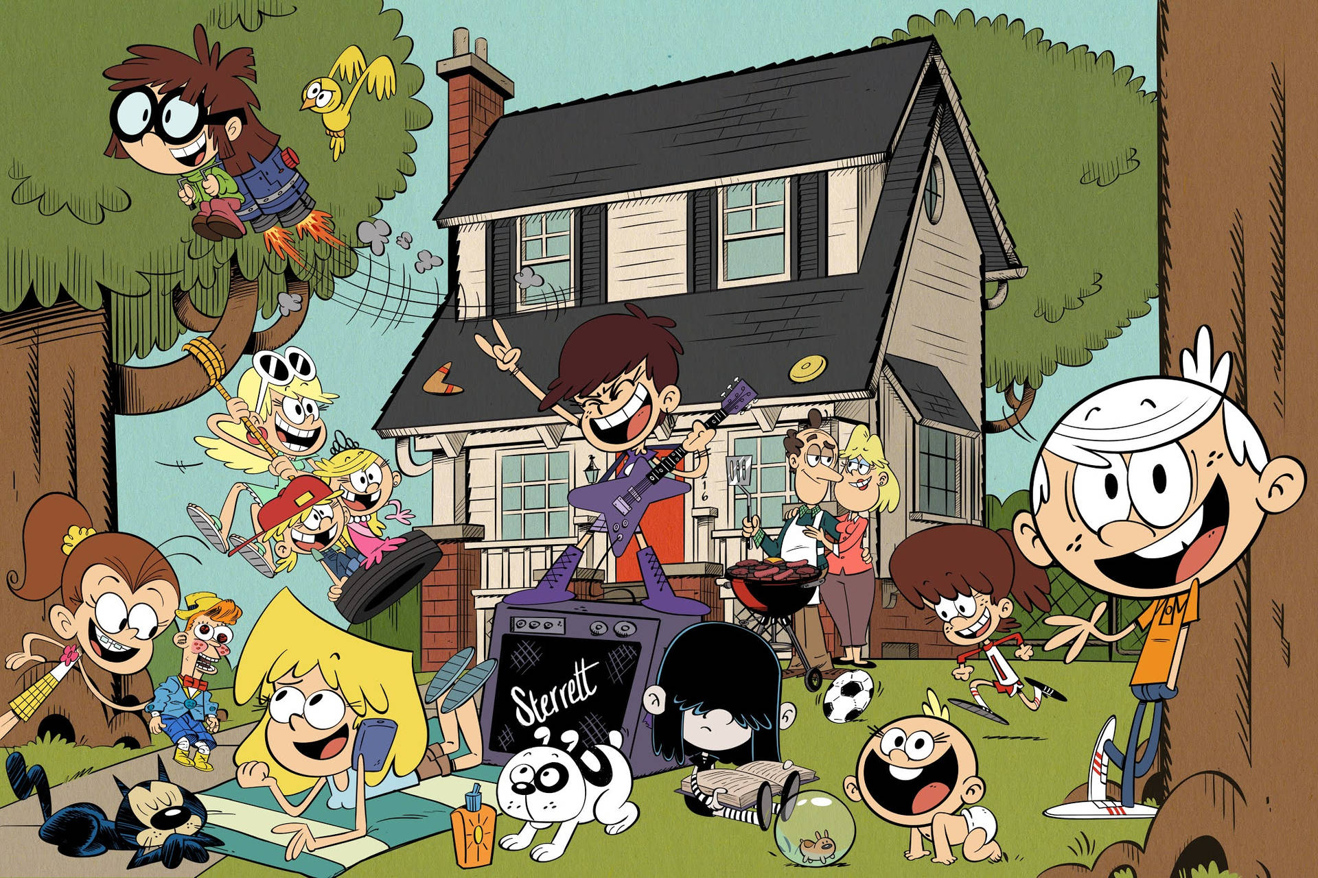 The Loud House Nickelodeon Series Background