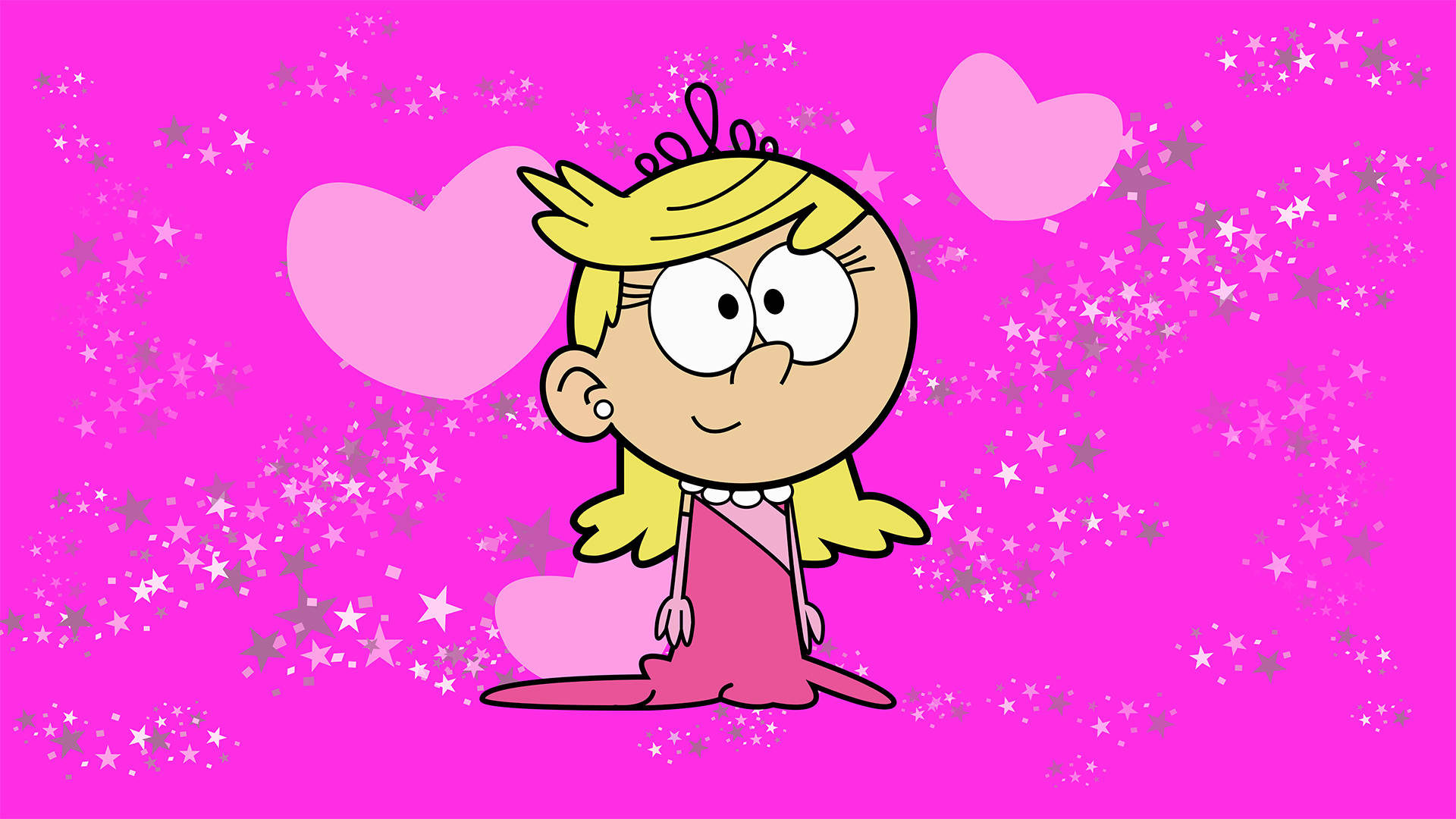 The Loud House Pink Lola Background