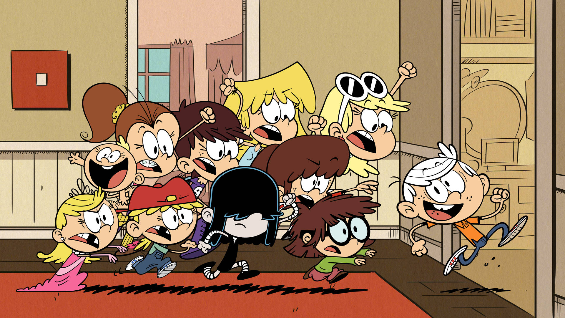 The Loud House Running Lincoln Background
