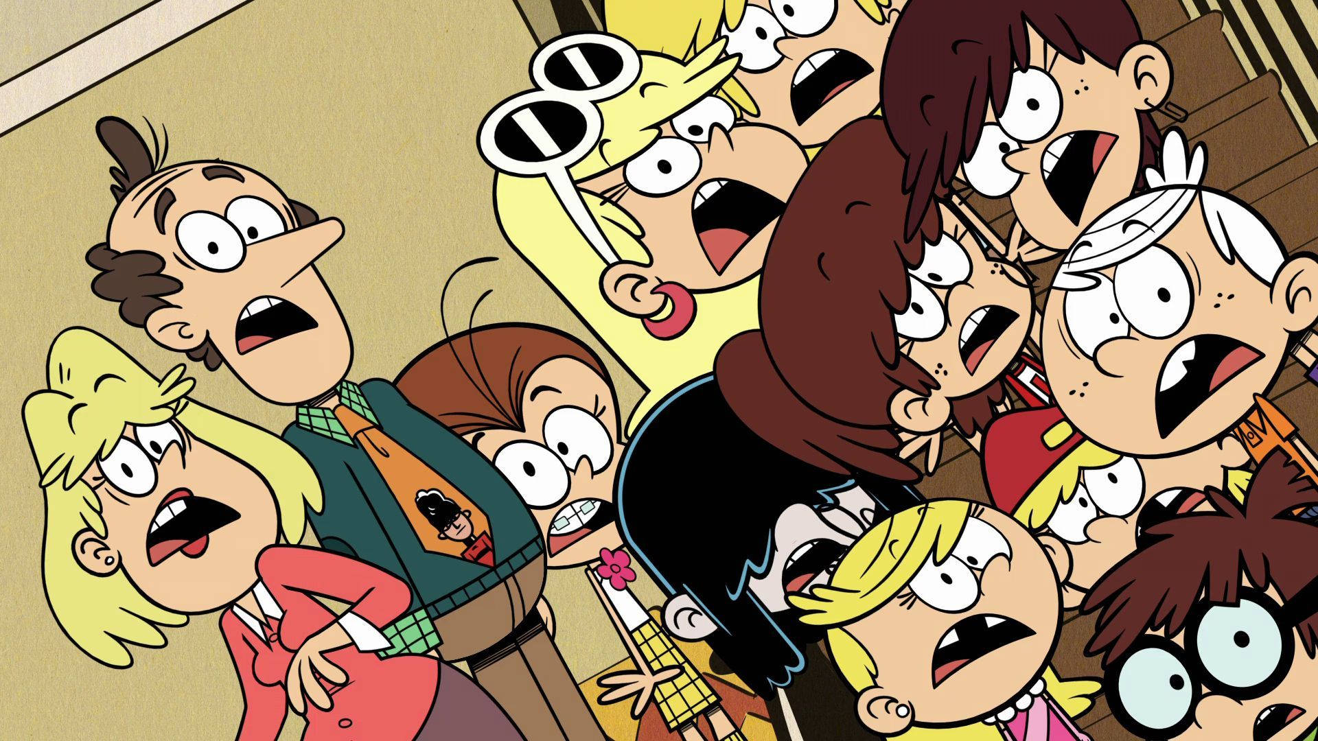 The Loud House Shocked Reaction Background