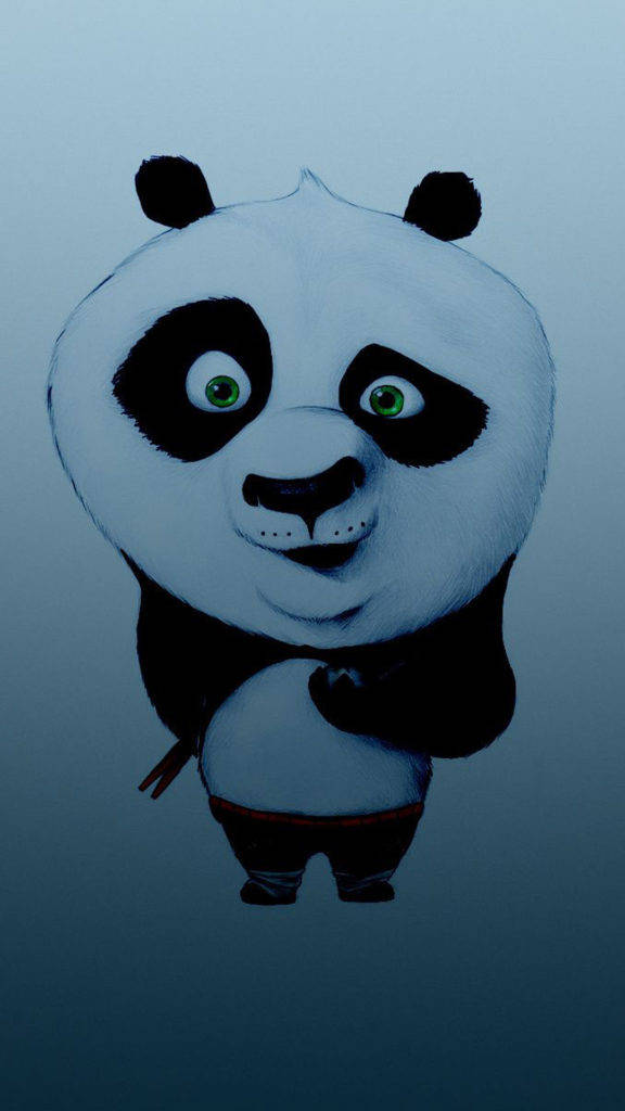 The Lovable Kung Fu Warrior - Big Head Kung Fu Panda Background