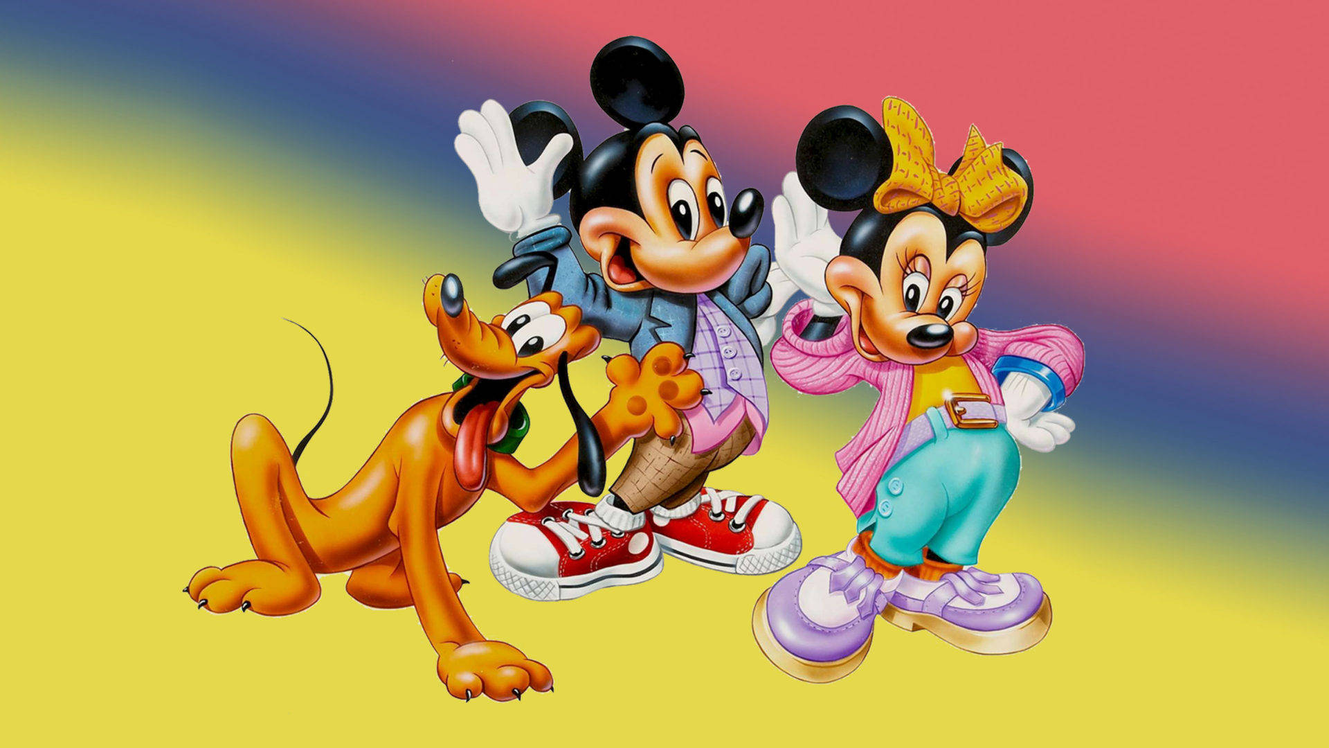 The Loyal And Lovable Pup Pluto From Disney Background