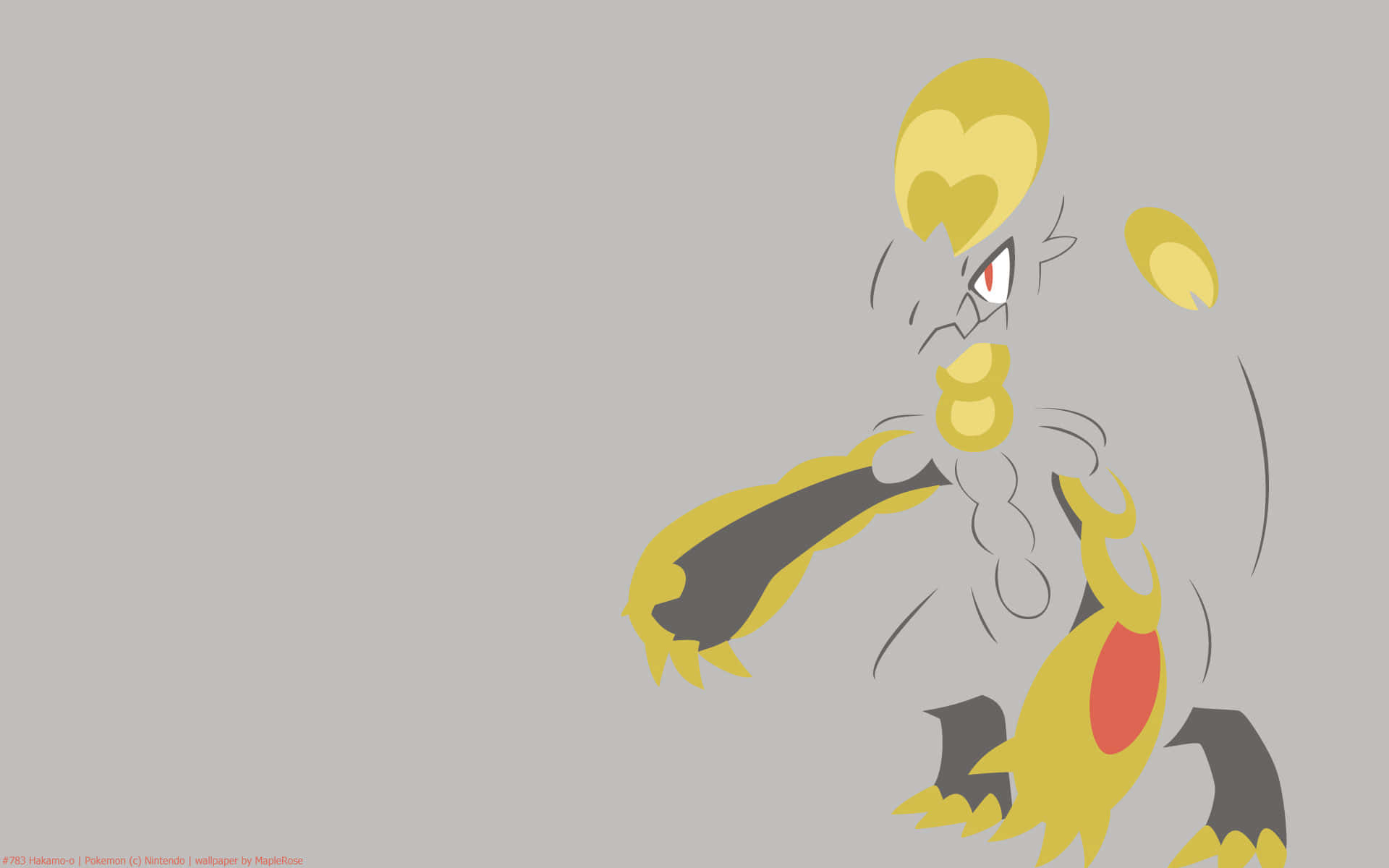 The Loyal Hakamo-o Pokemon Background