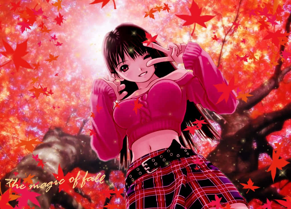 The Magic Of Fall Anime Background