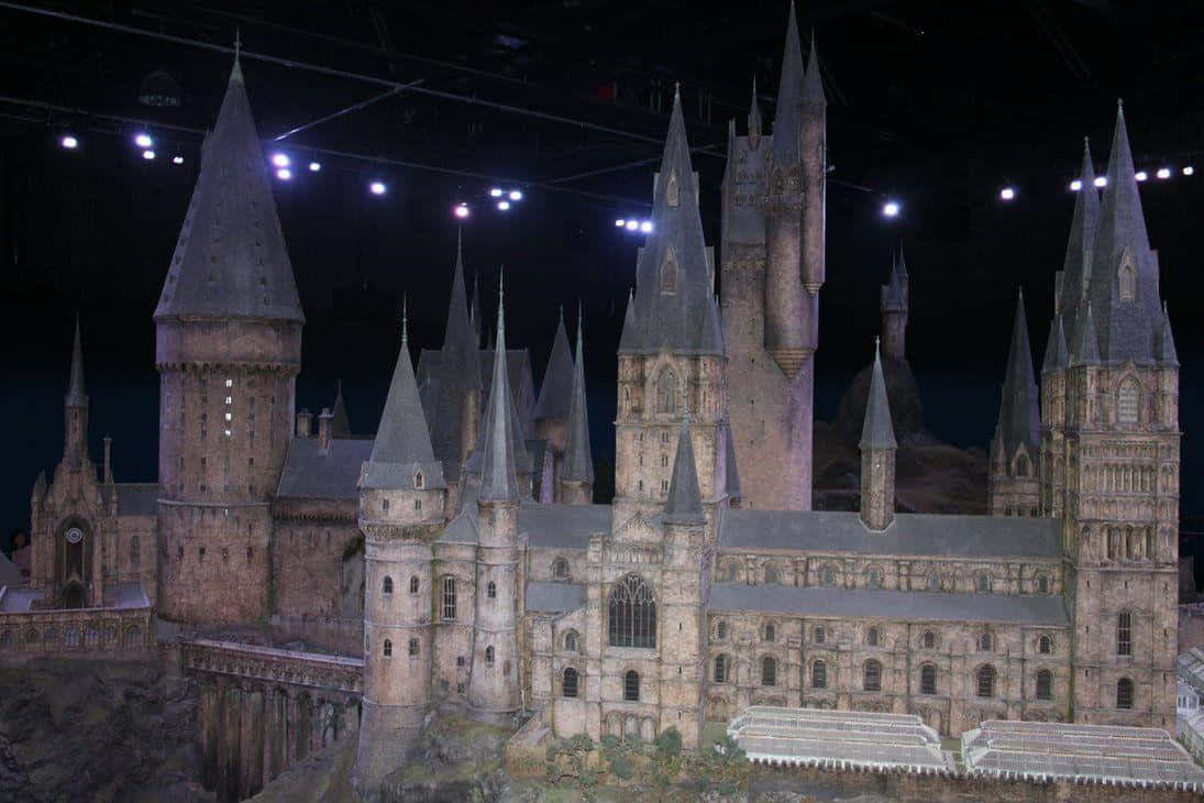 The Magic Of Hogwarts Castle Background