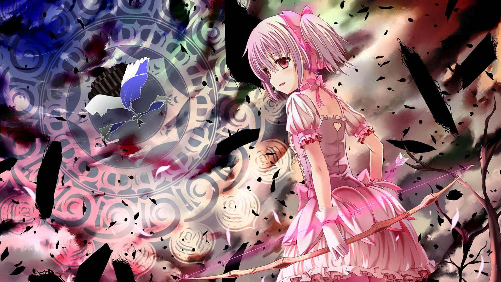 The Magical Girls Of Puella Magi Madoka Magica Background