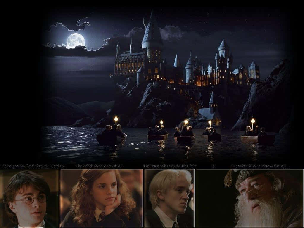 The Magical World Of Hogwarts Castle Background