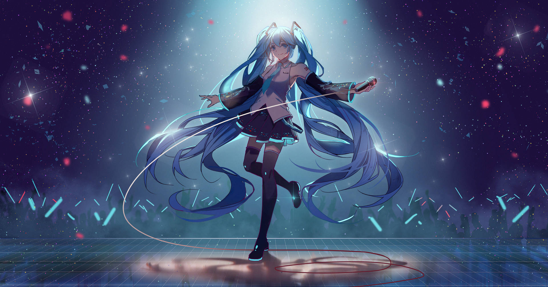 The Magical World Of Vocaloid Background