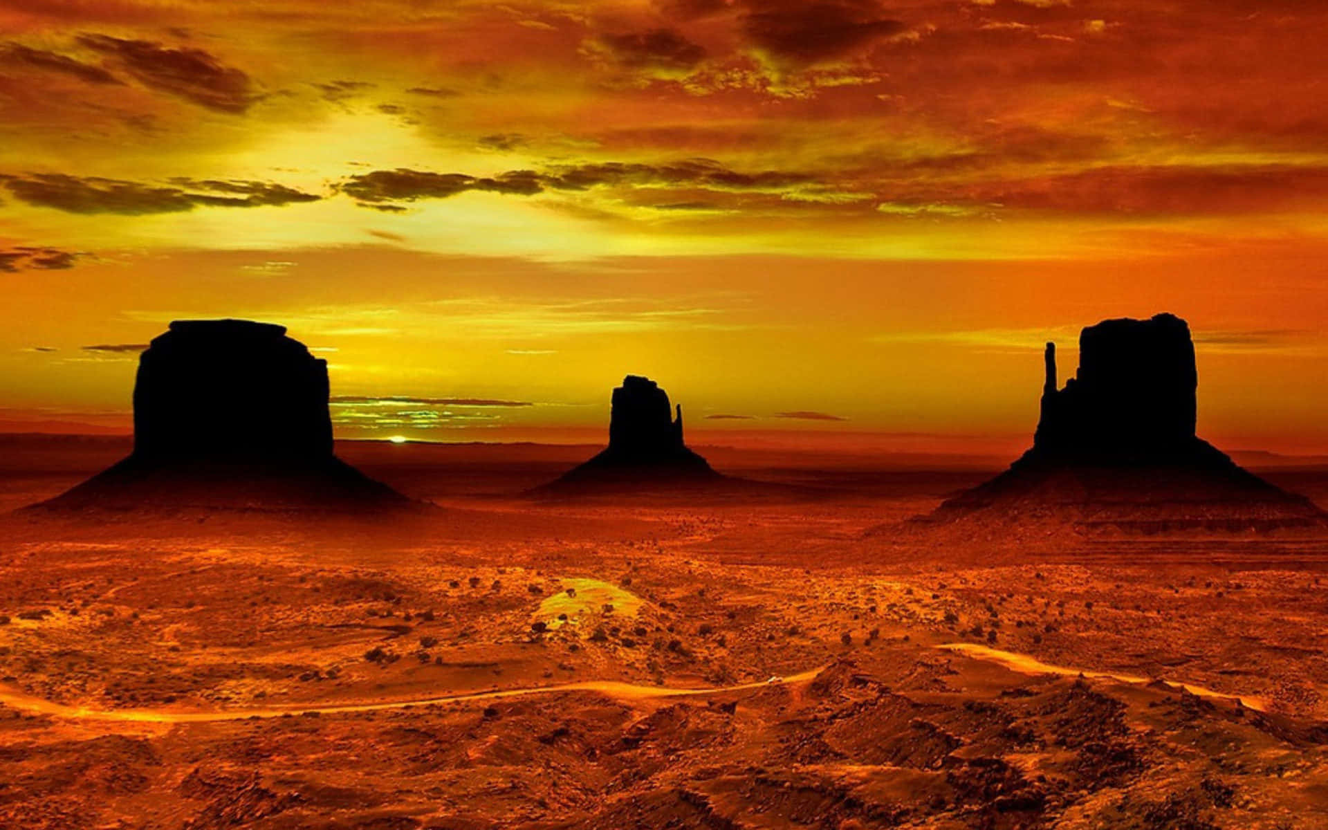 The Magnificent Cityscape Of Phoenix Arizona Background