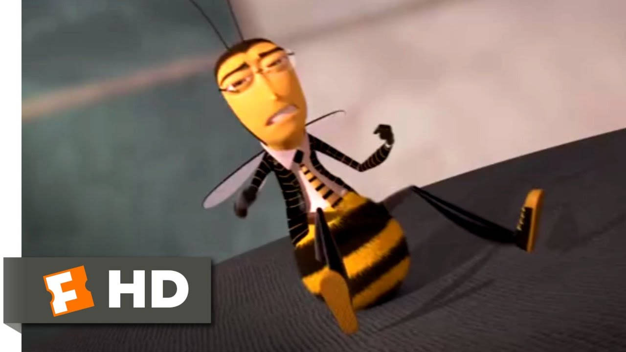 The Main Cast Of Bee Movie In Action Background