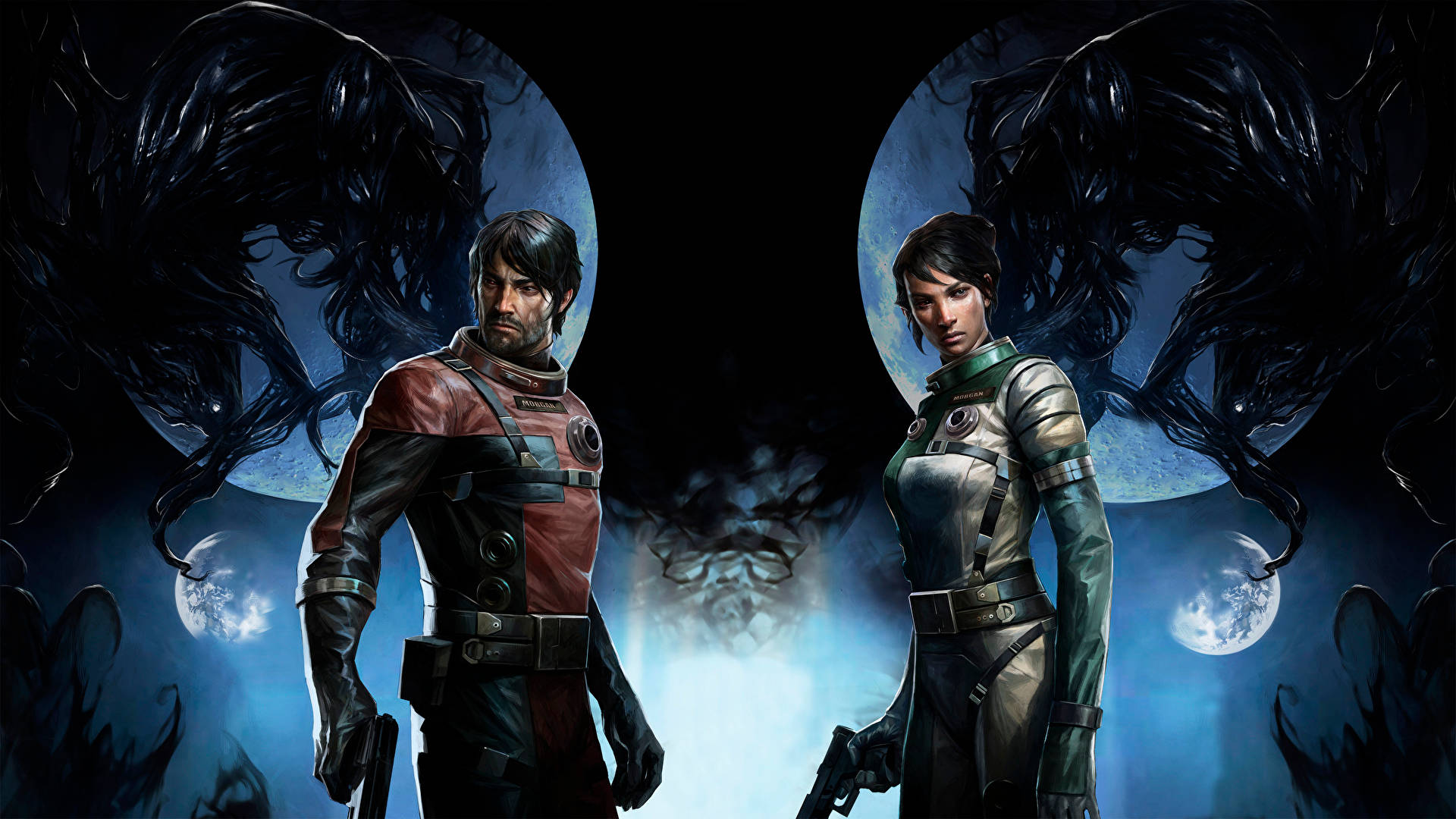 The Main Characters Of Prey Background