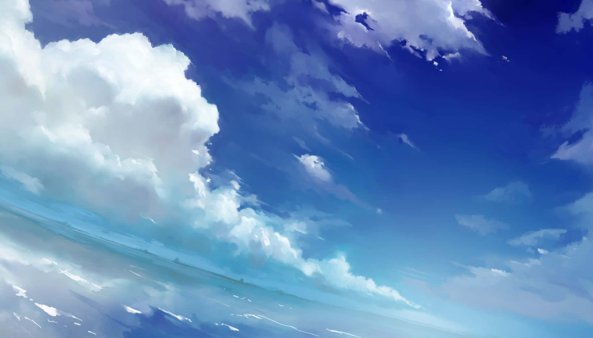The Majestic Anime Sky Background