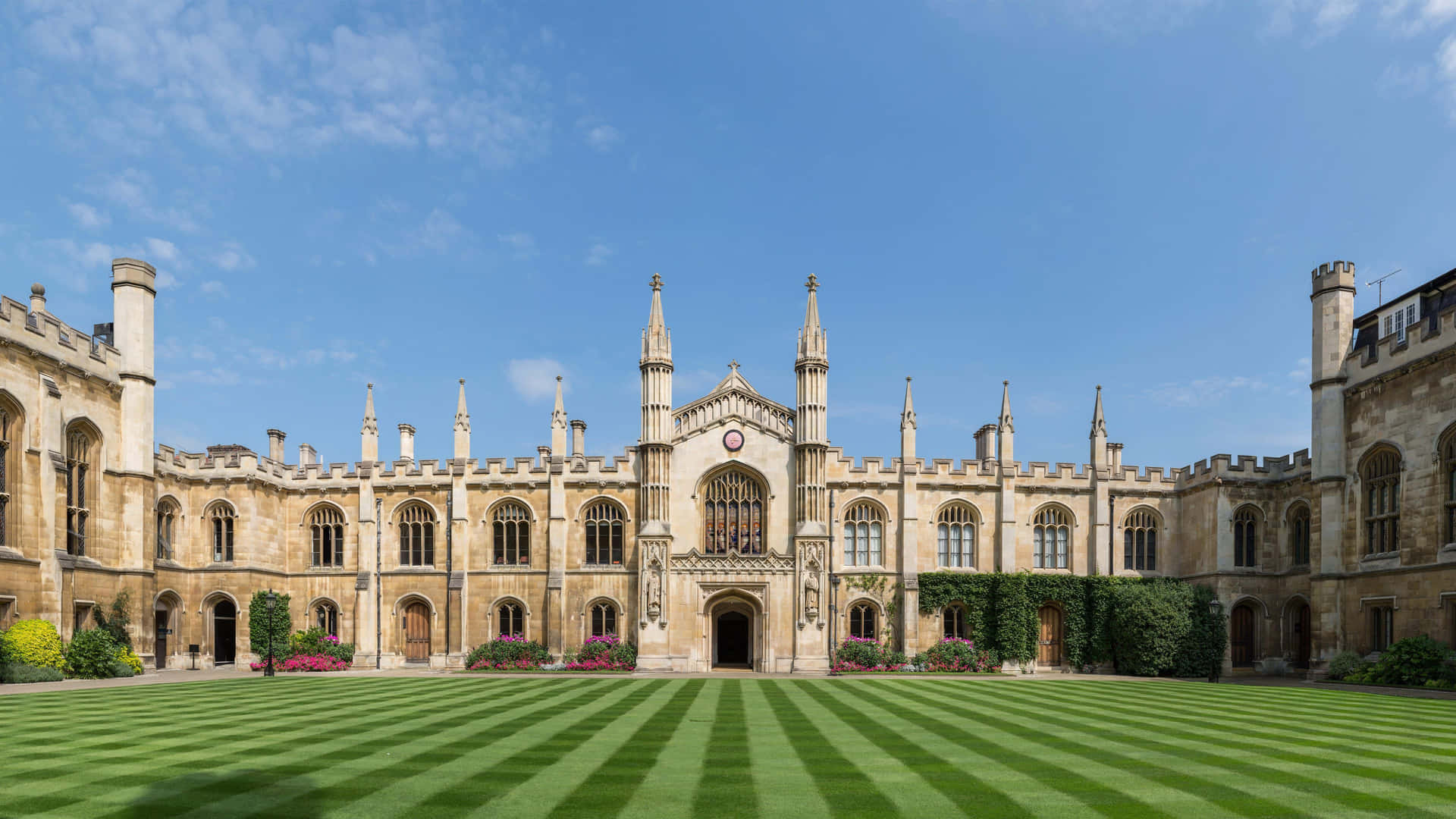The Majestic Corpus Christi College At Cambridge University