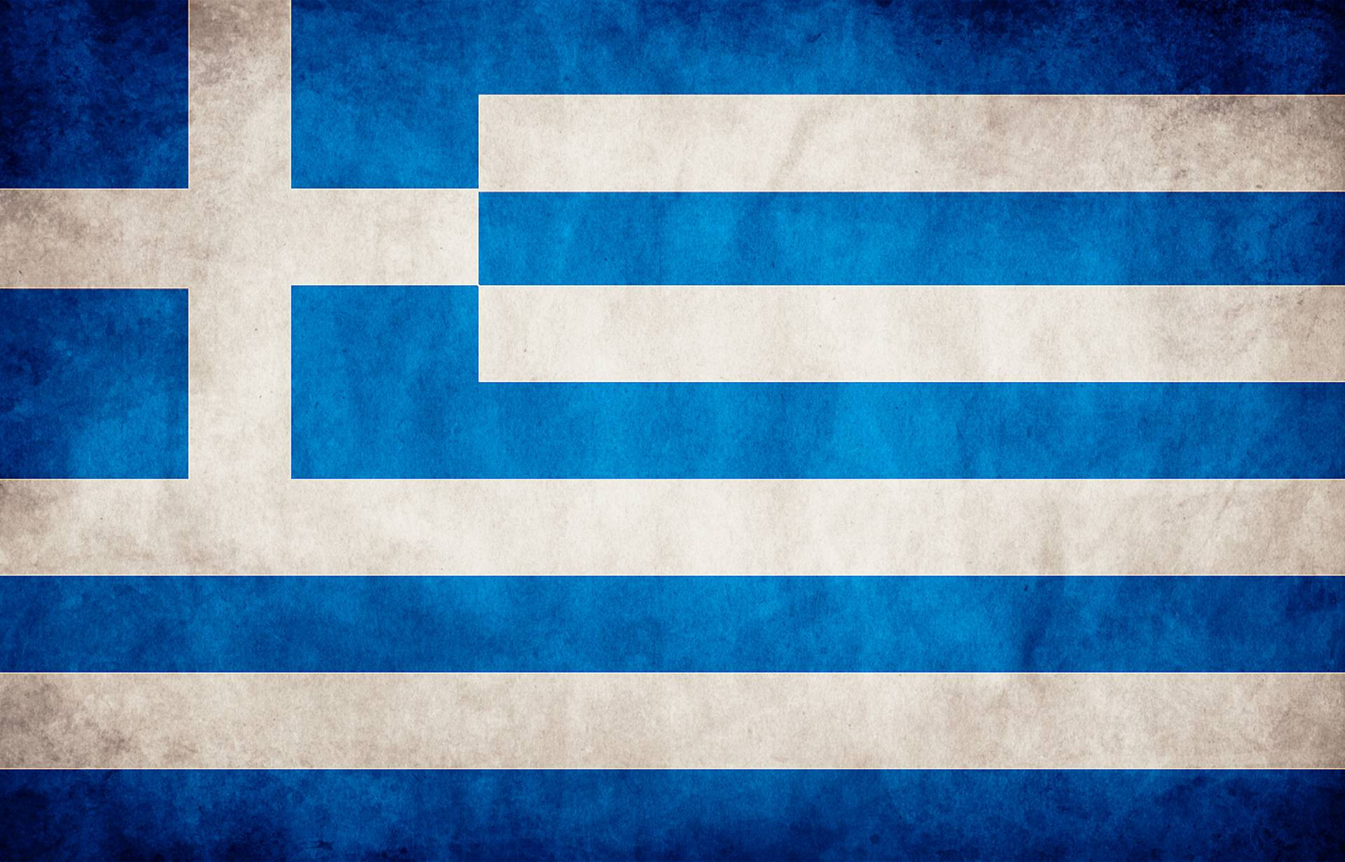 The Majestic Greek Flag In Digital Art