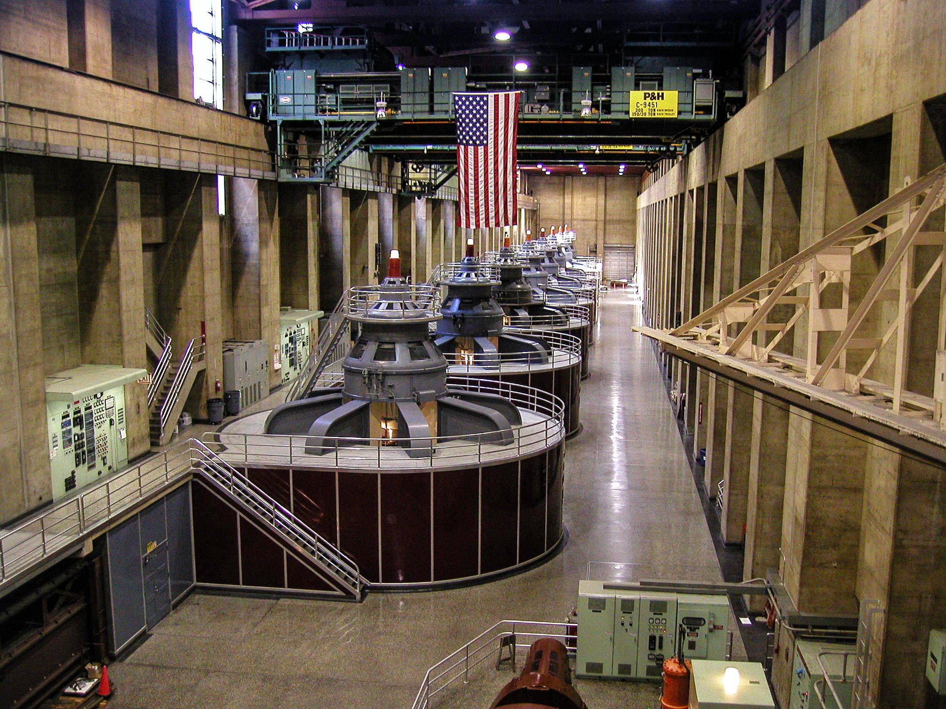 The Majestic Interior Of The Hoover Dam