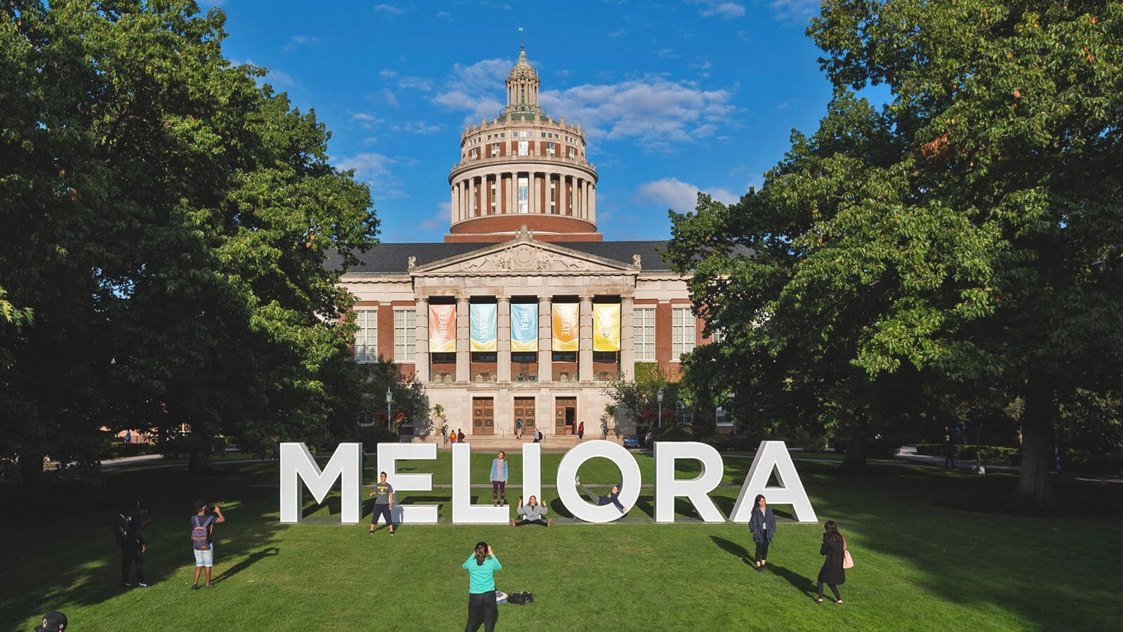 The Majestic University Of Rochester Building Background