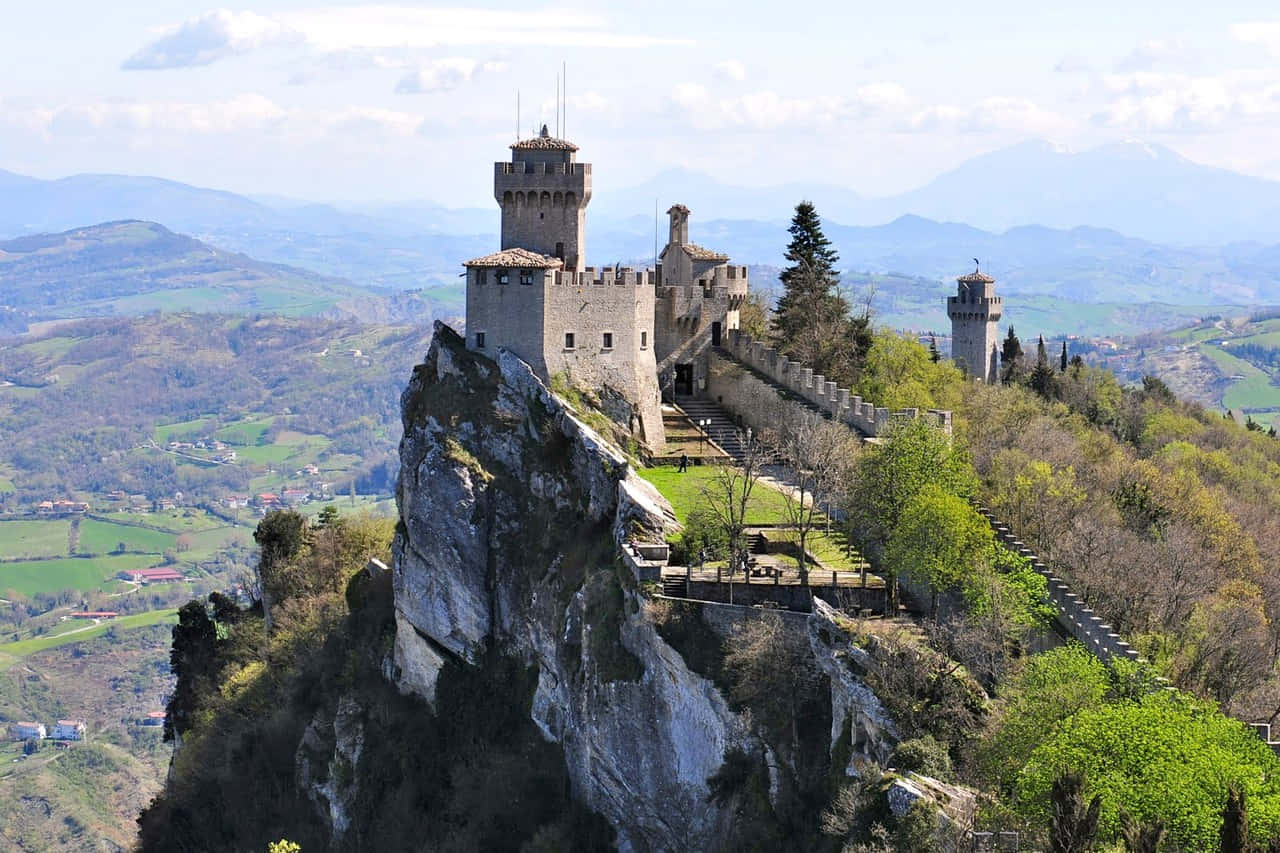 The Majestic Walls Of Guaita Tower