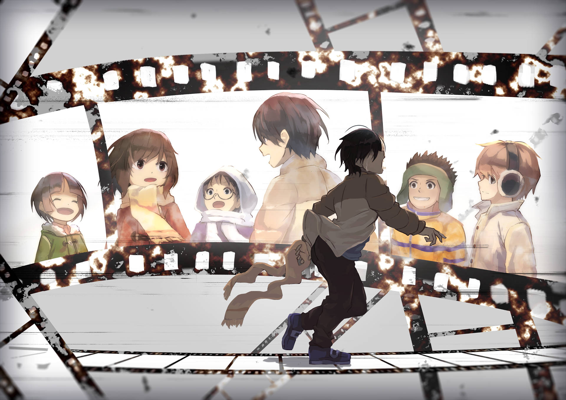 The Male Character In Erased Background