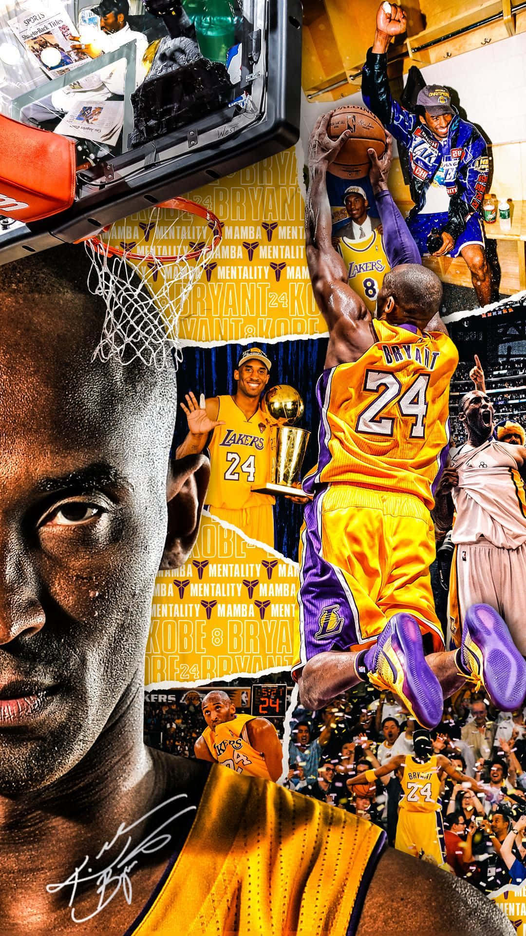 The Mamba Mentality - No Fear And No Regrets Background