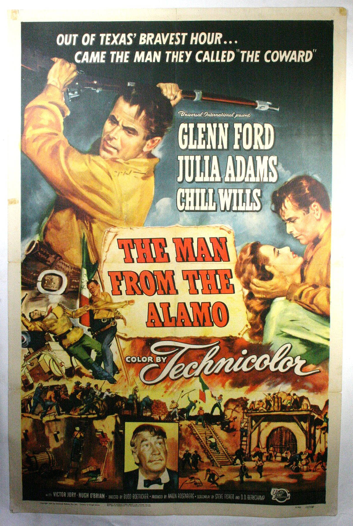 The Man From The Alamo 1953 Movie Poster