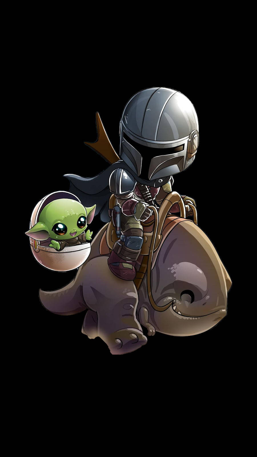 The Mandalorian And Baby Yoda Together - A Star Wars Story