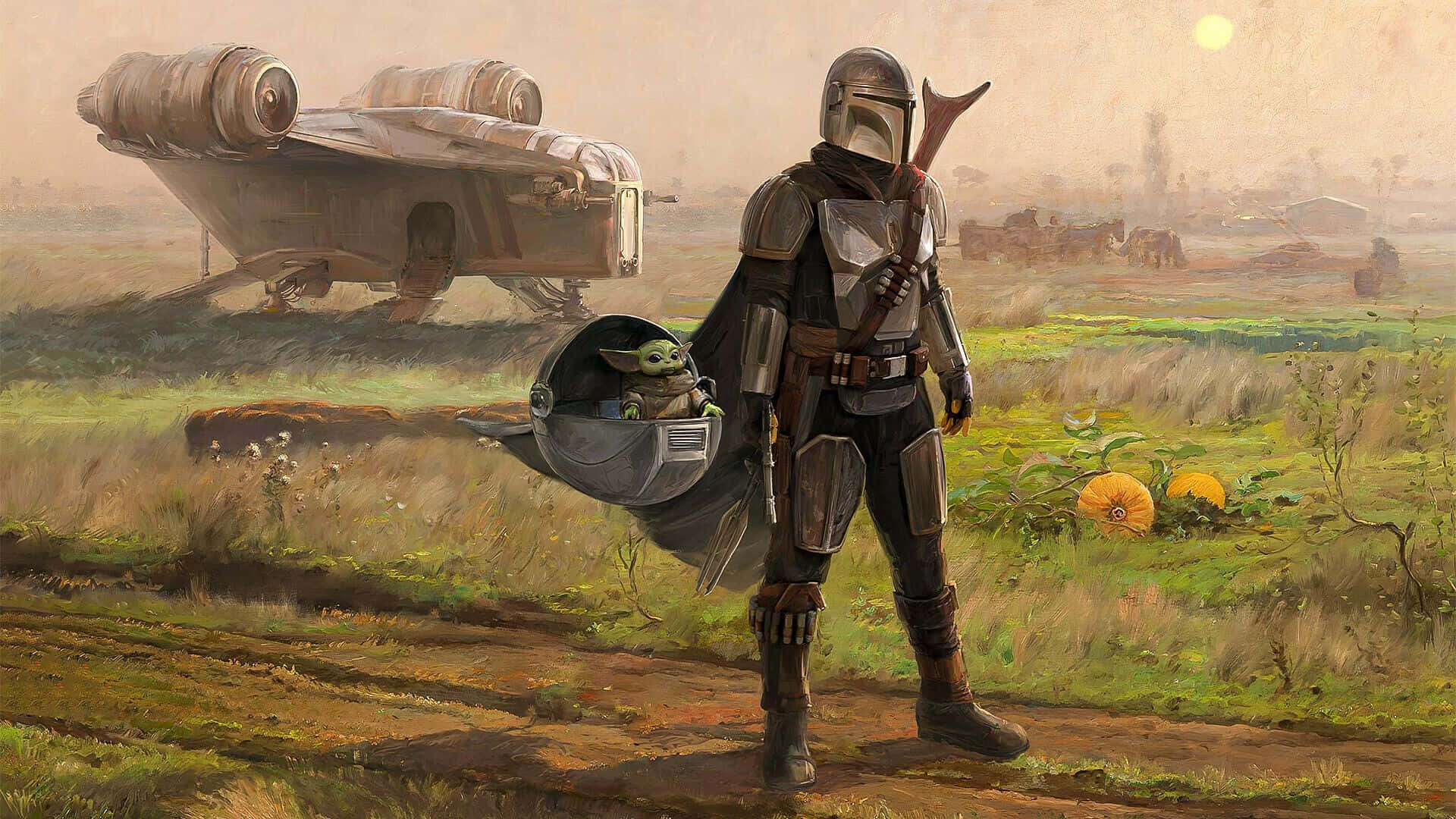 The Mandalorian-inspired Pc: A Must-have For Star Wars Fans Background