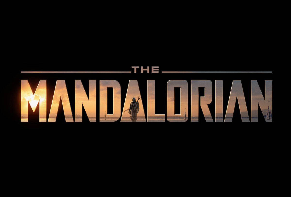 The Mandalorian Logo On A Black Background