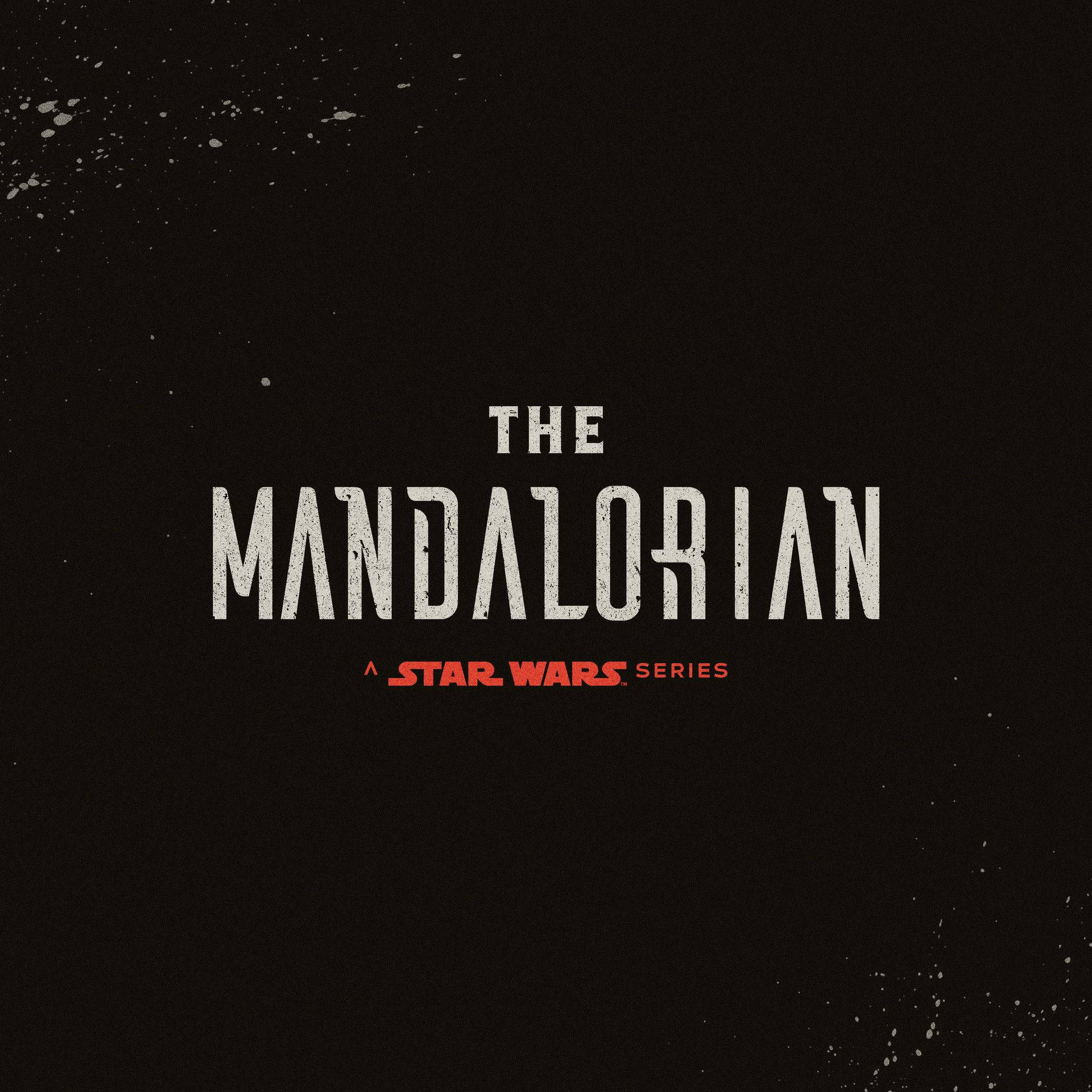 The Mandalorian Star Wars Series Logo Background
