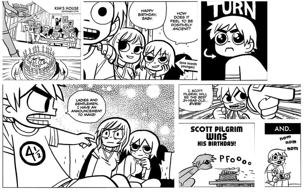 The Manga Story Of Scott Pilgrim Background