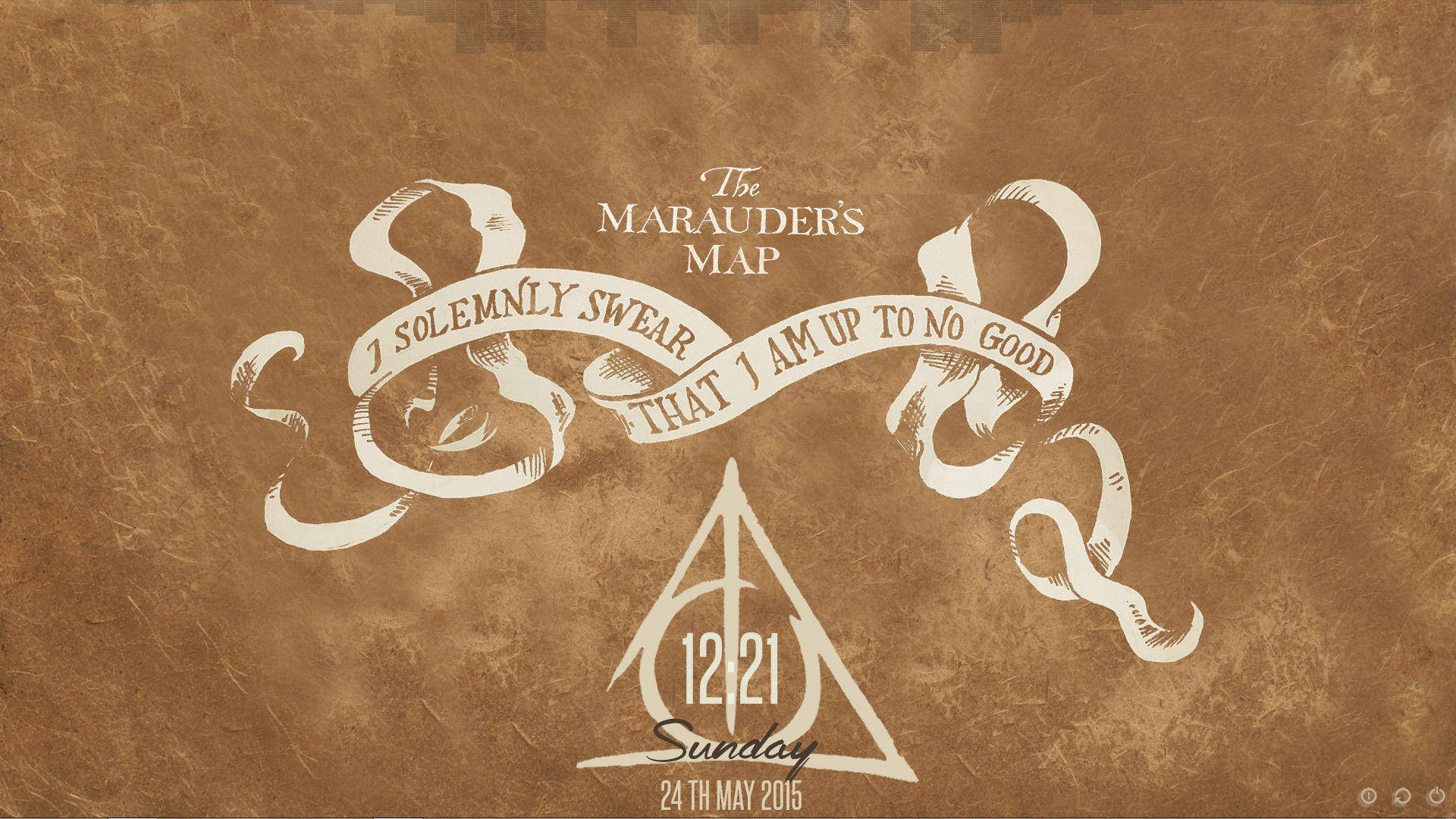 The Marauders Map Oath Poster
