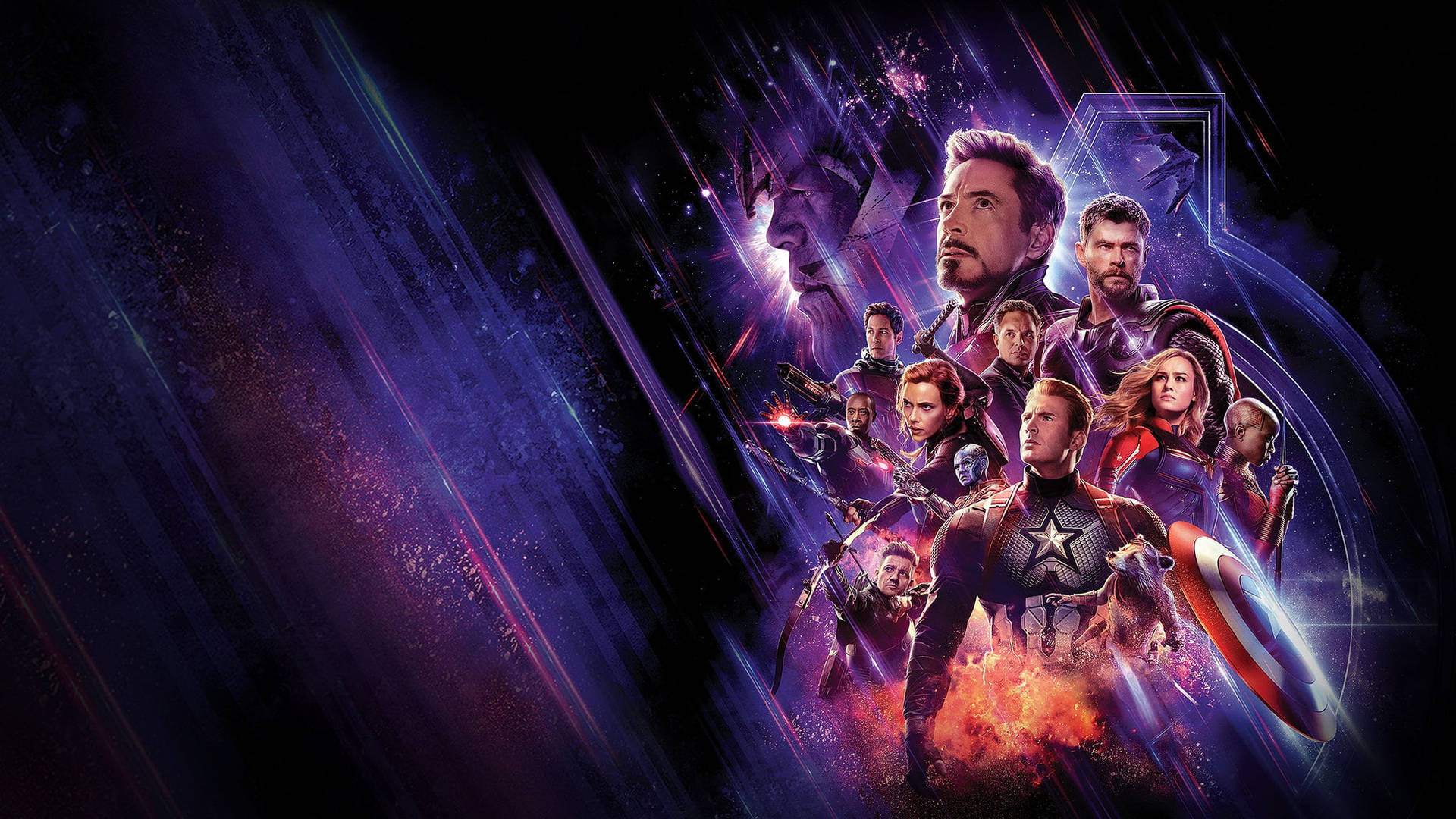 The Marvel Avengers Poster Background