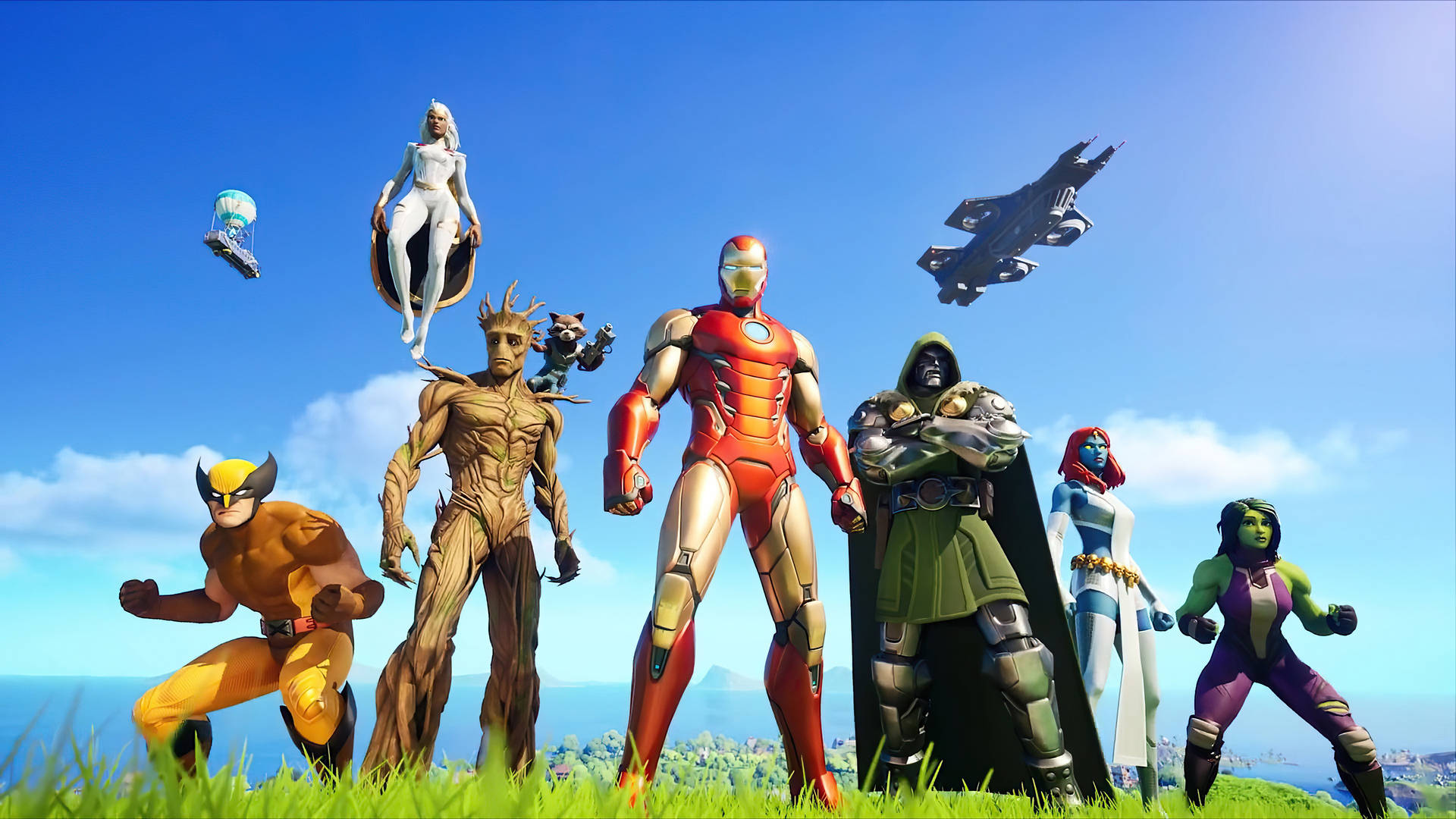 The Marvel Skins, Now Available In Fortnite