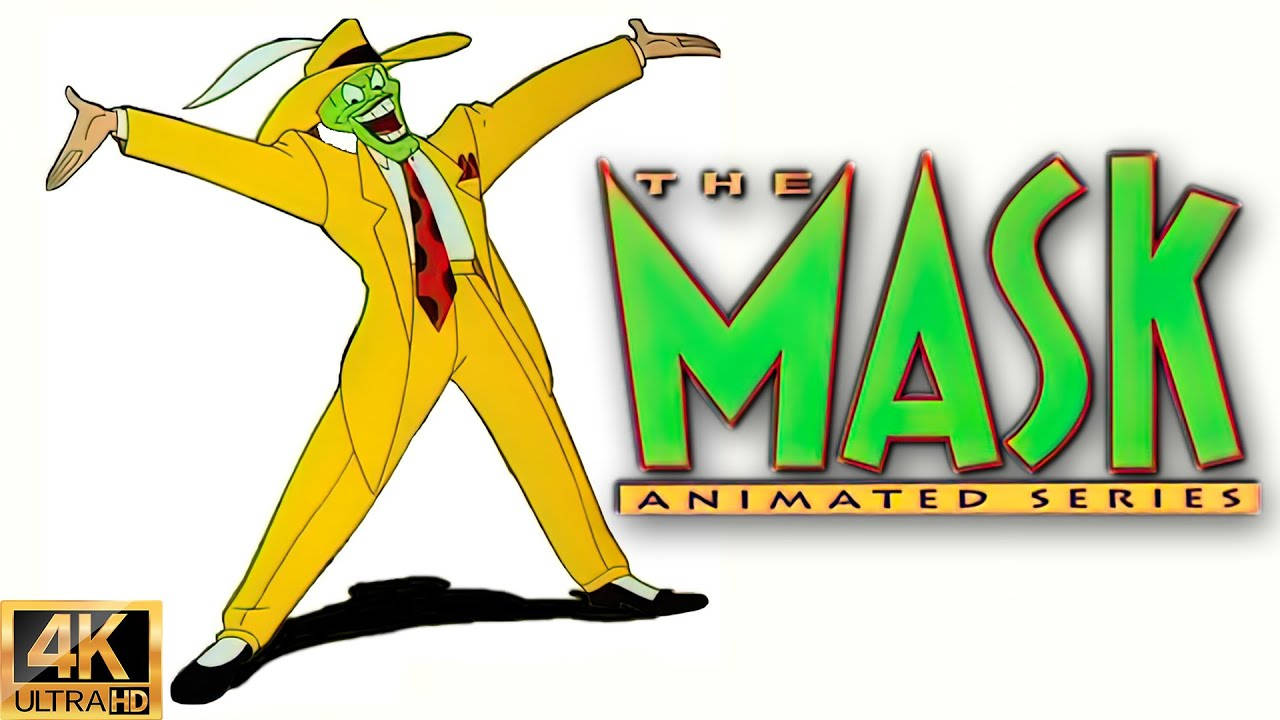 The Mask Cartoon Simple Poster Background