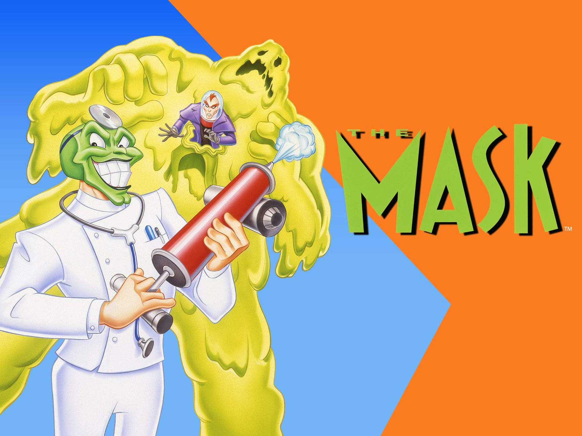 The Mask With Mucus Monster Background