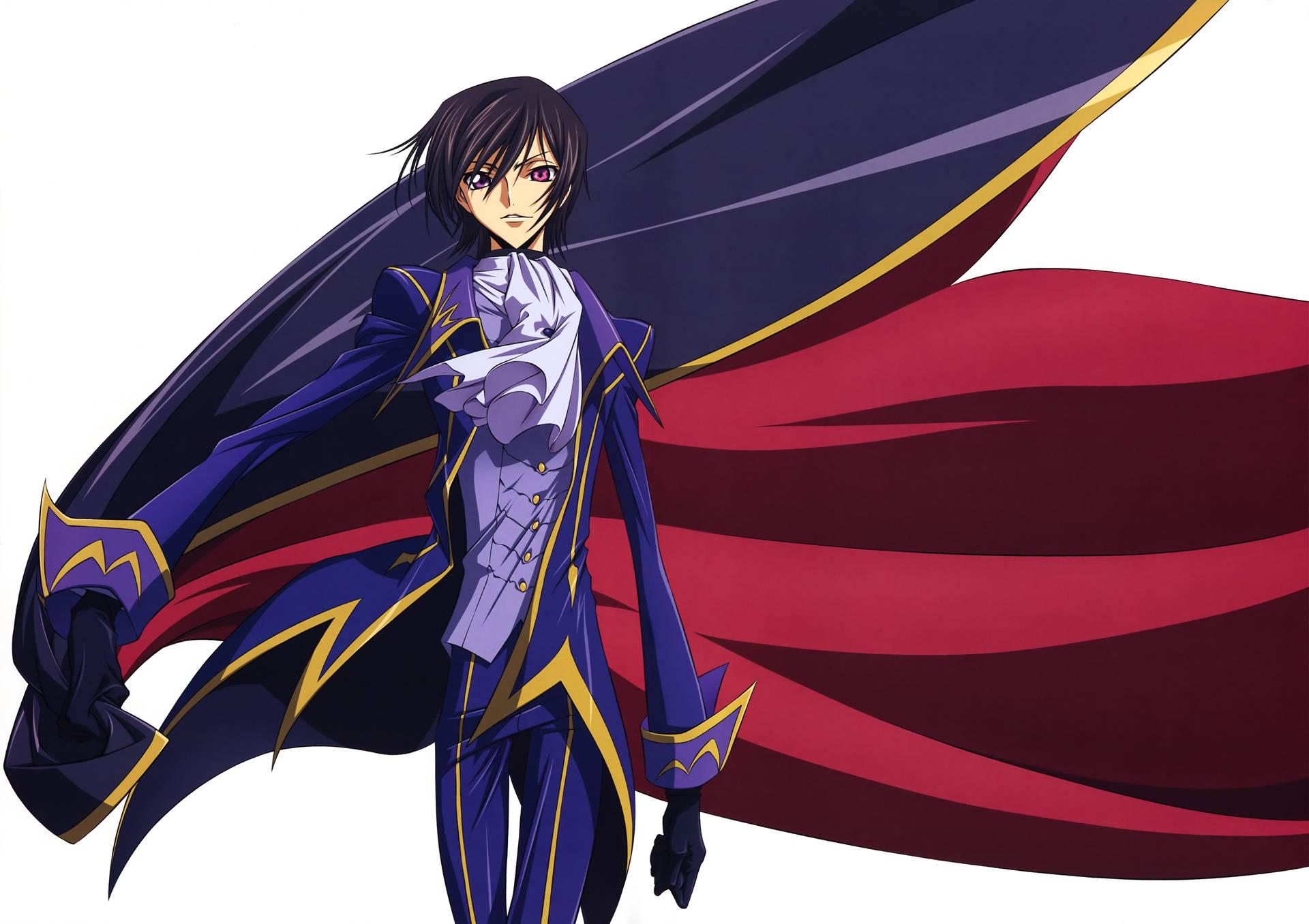 The Mastermind Lelouch Lamperouge In Action Background