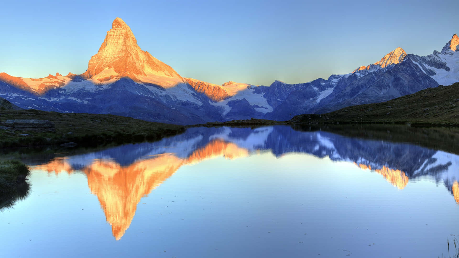 The Matterhorn Panoramic Desktop Background