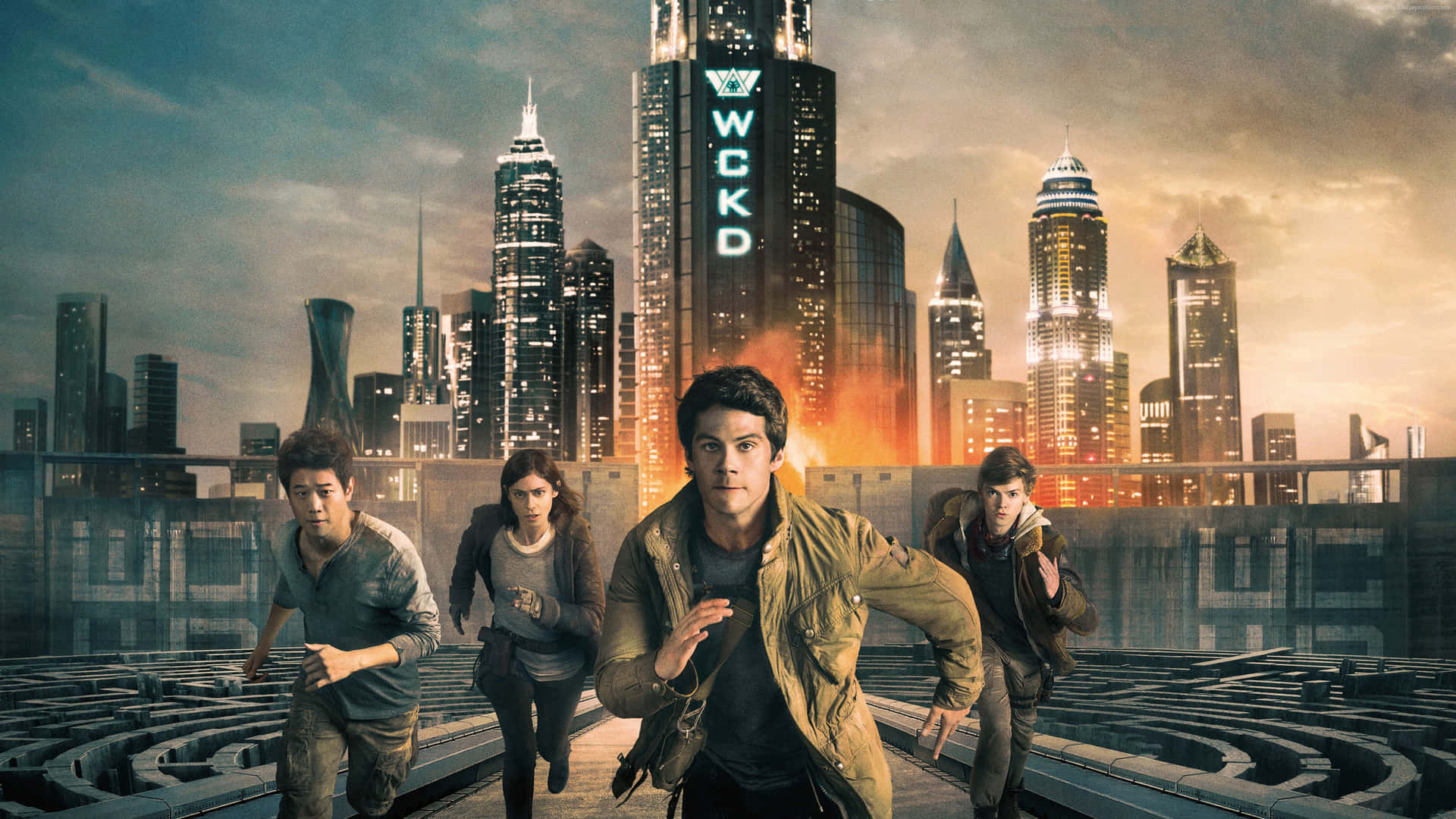 The Maze Runner Movie Poster Background