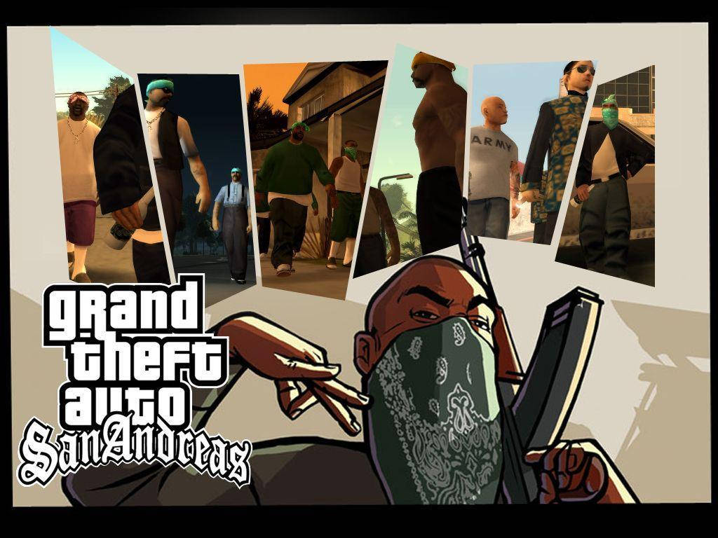 The Men From The Gta San Andreas Background