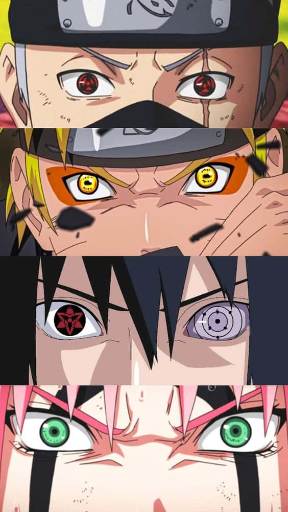 The Menacing Gaze Of Naruto Background